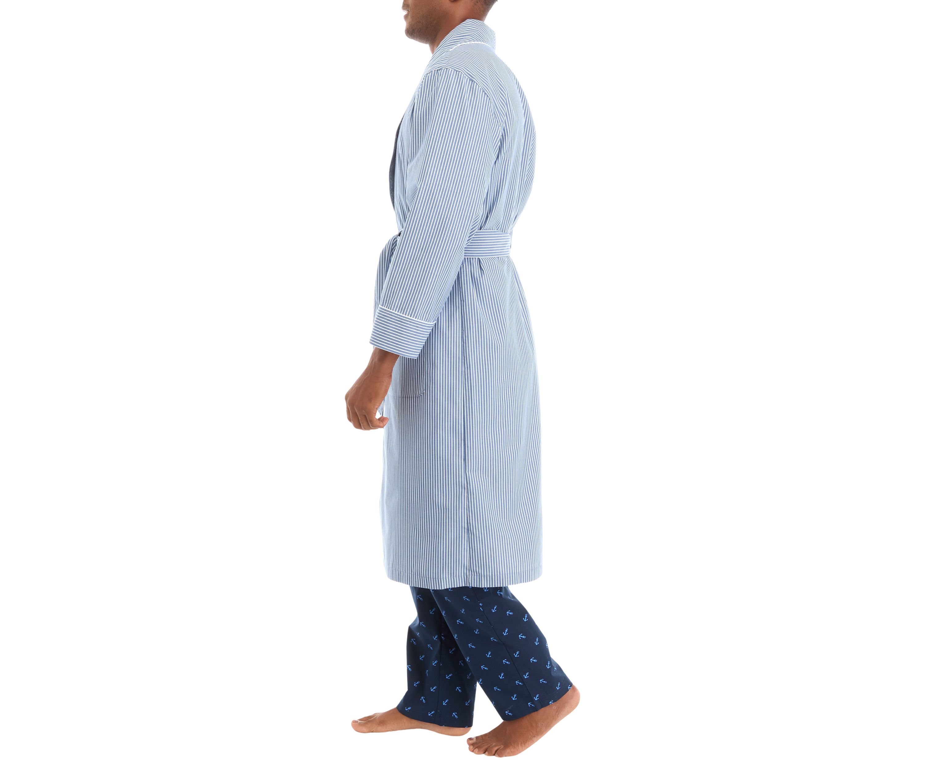 Sustainably Crafted Striped Robe