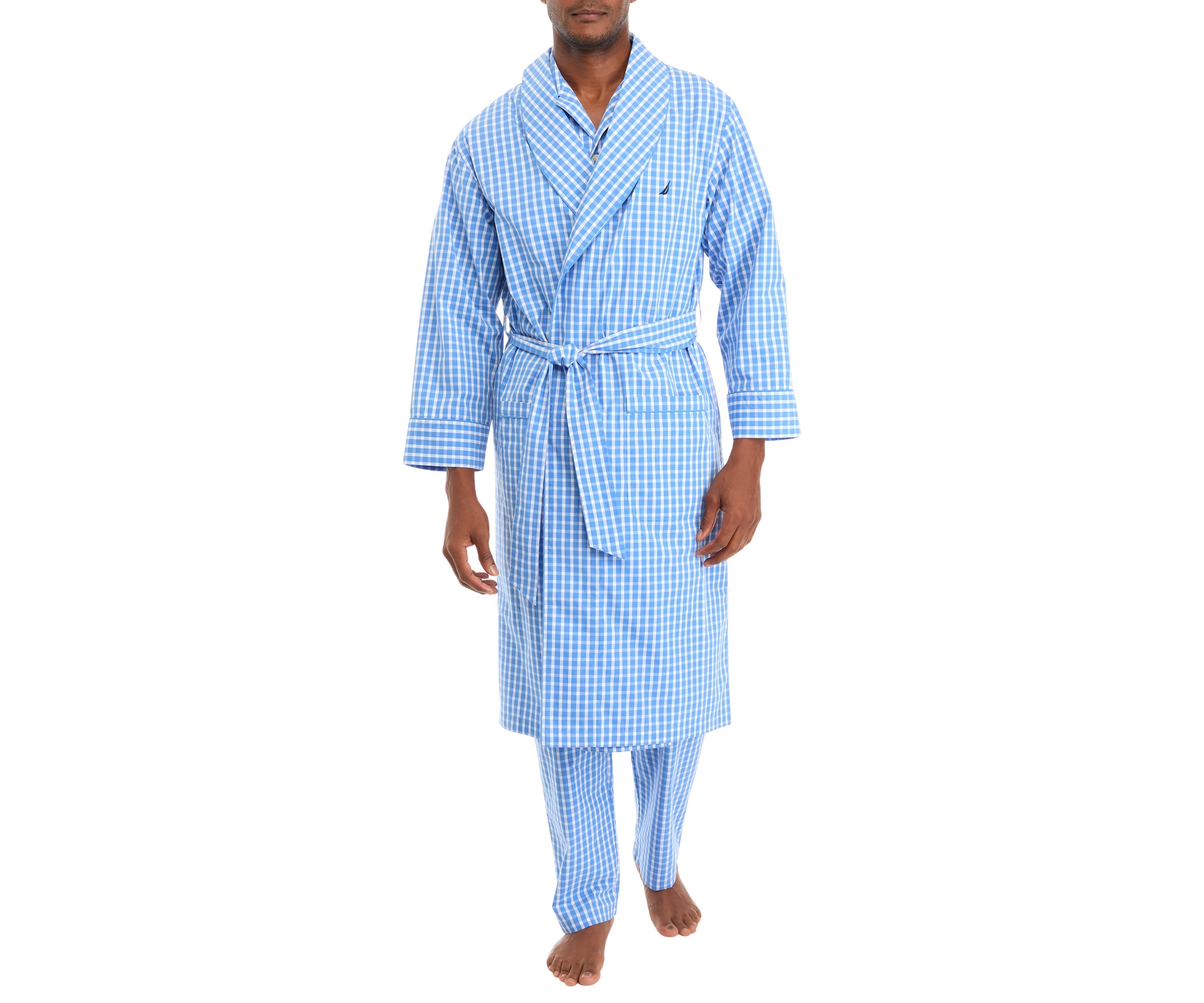 Sustainably Crafted Plaid Robe