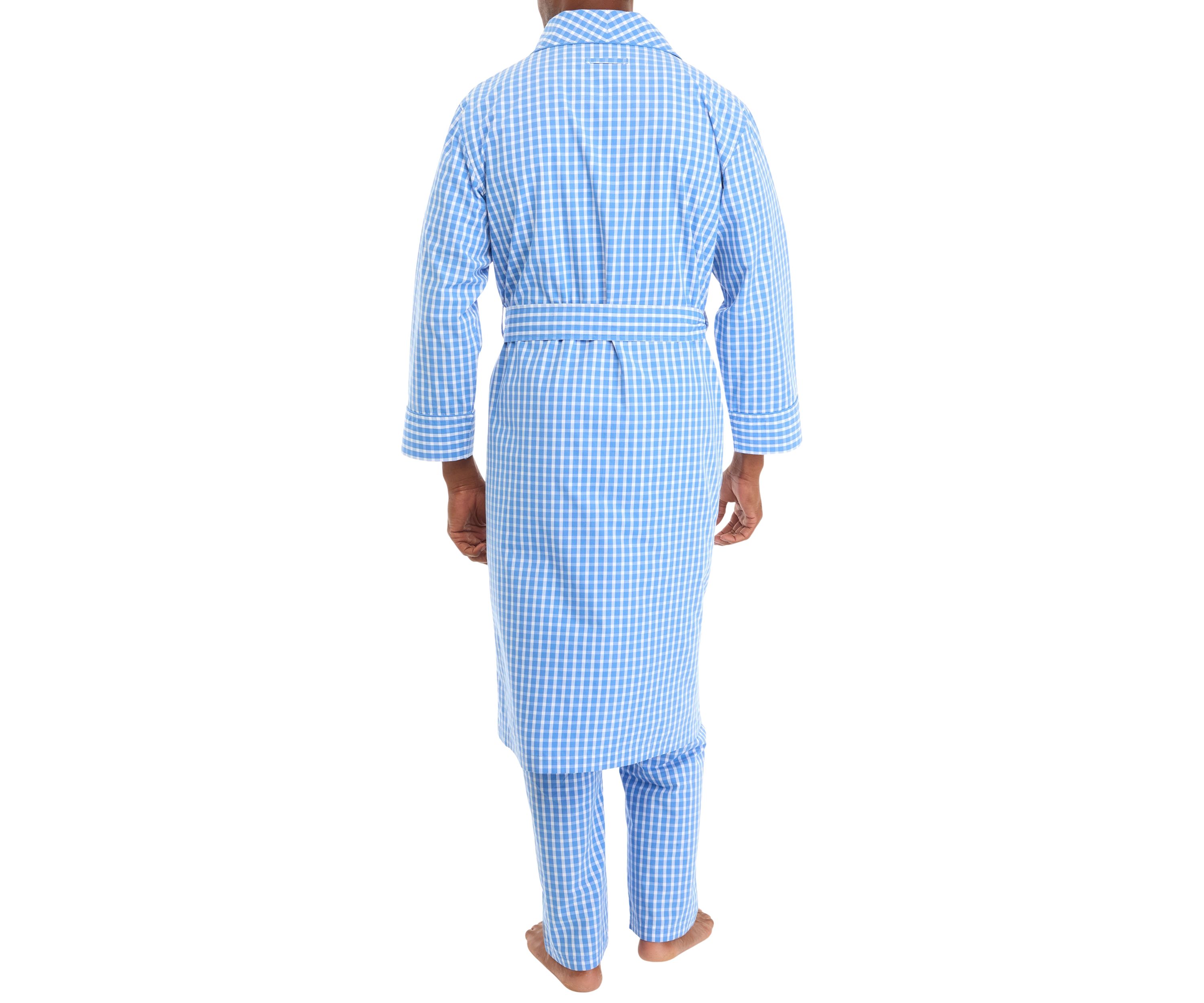 Sustainably Crafted Plaid Robe