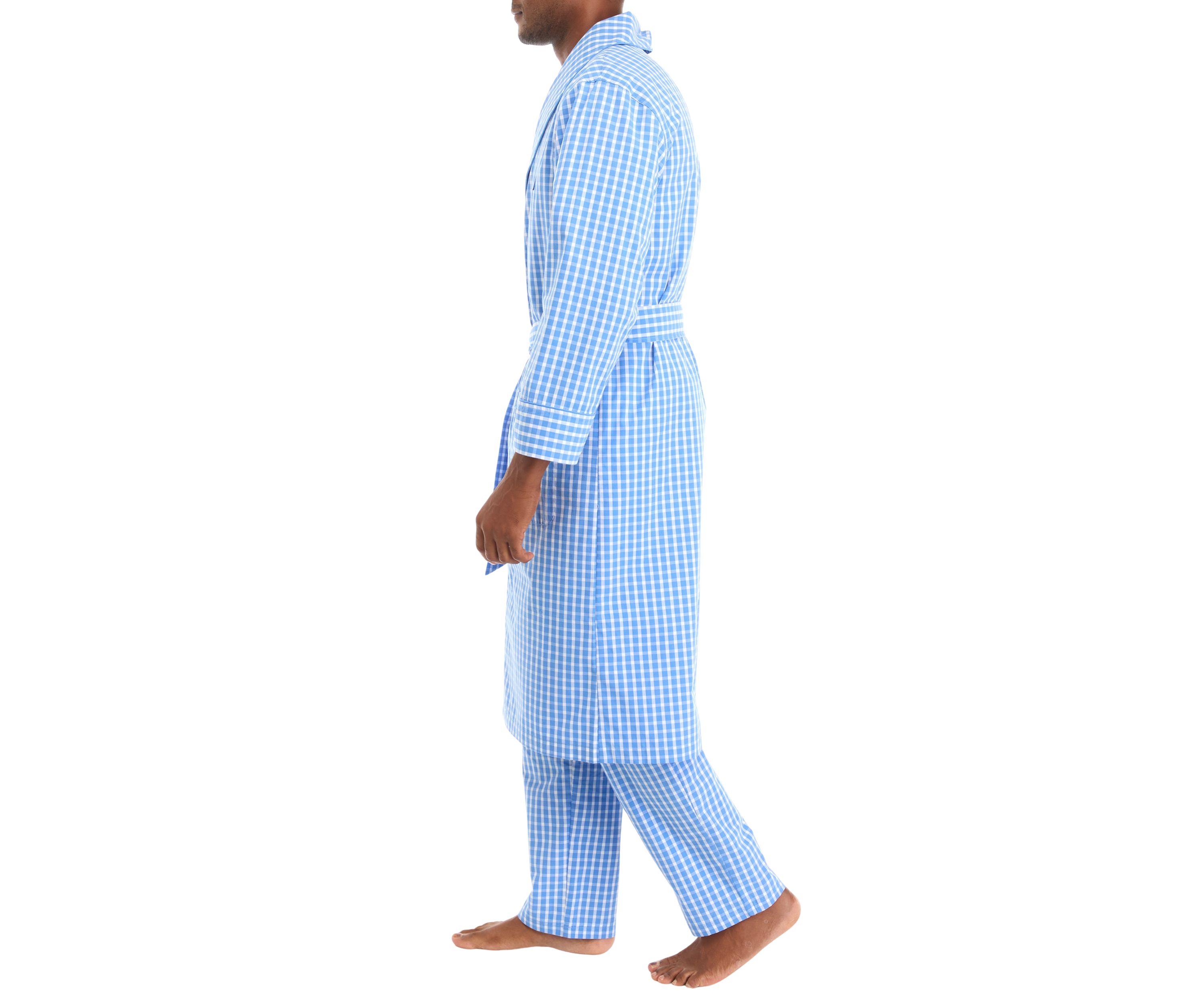 Sustainably Crafted Plaid Robe