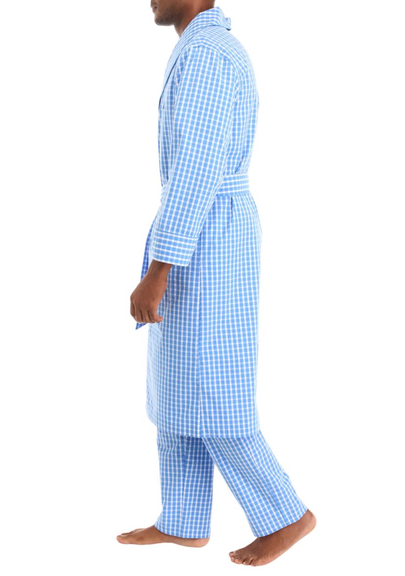 Sustainably Crafted Plaid Robe