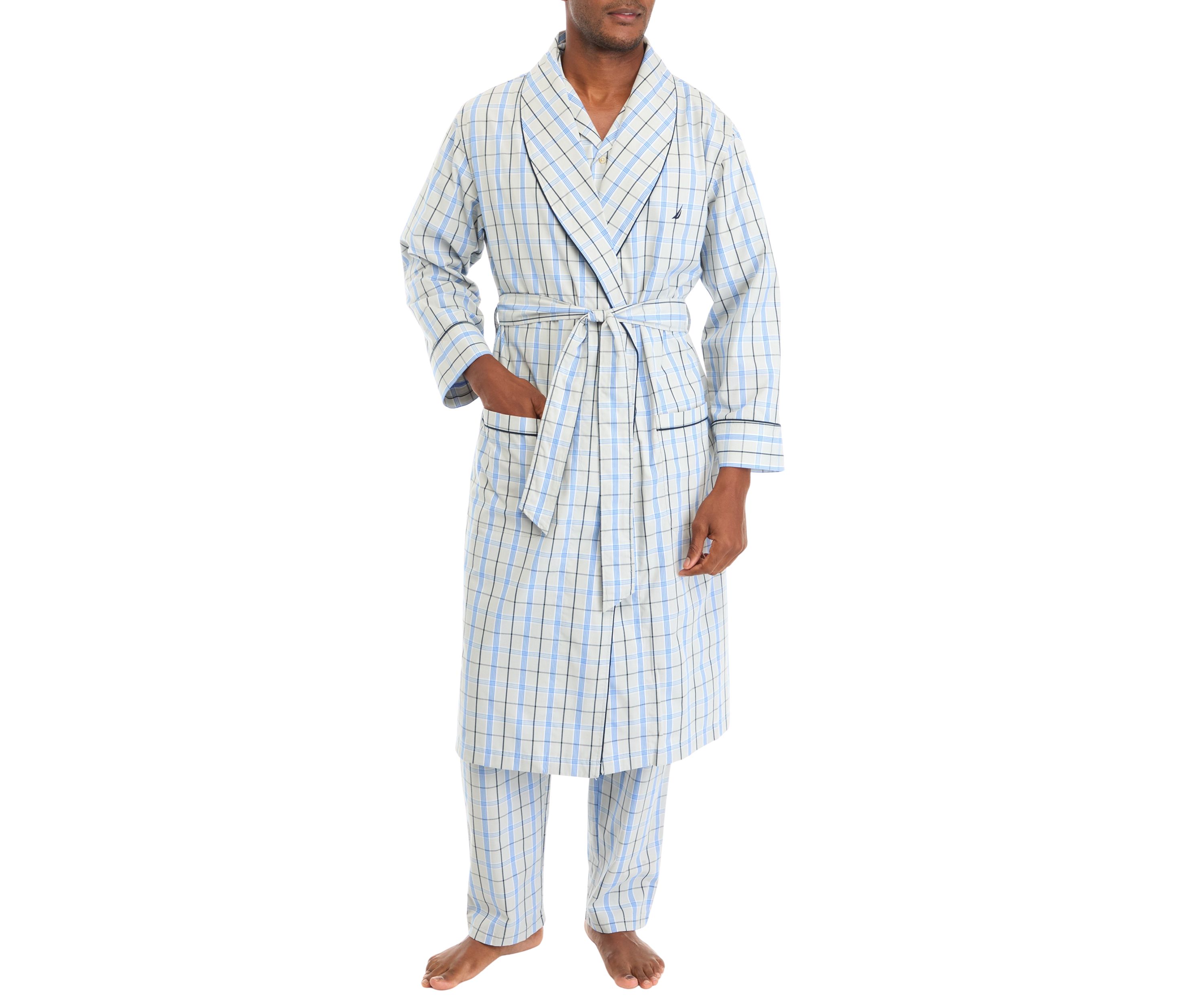 Sustainably Crafted Plaid Robe