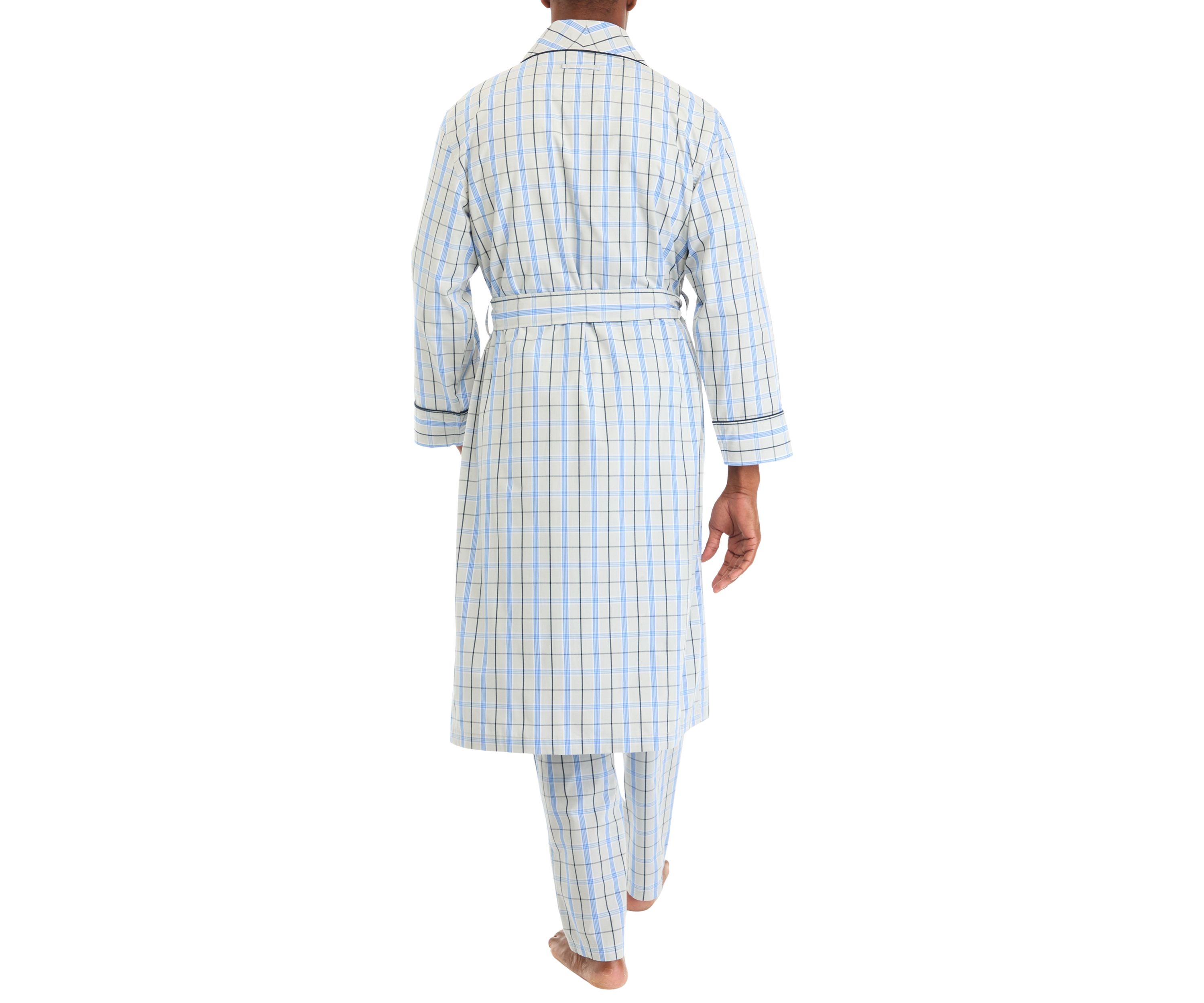 Sustainably Crafted Plaid Robe