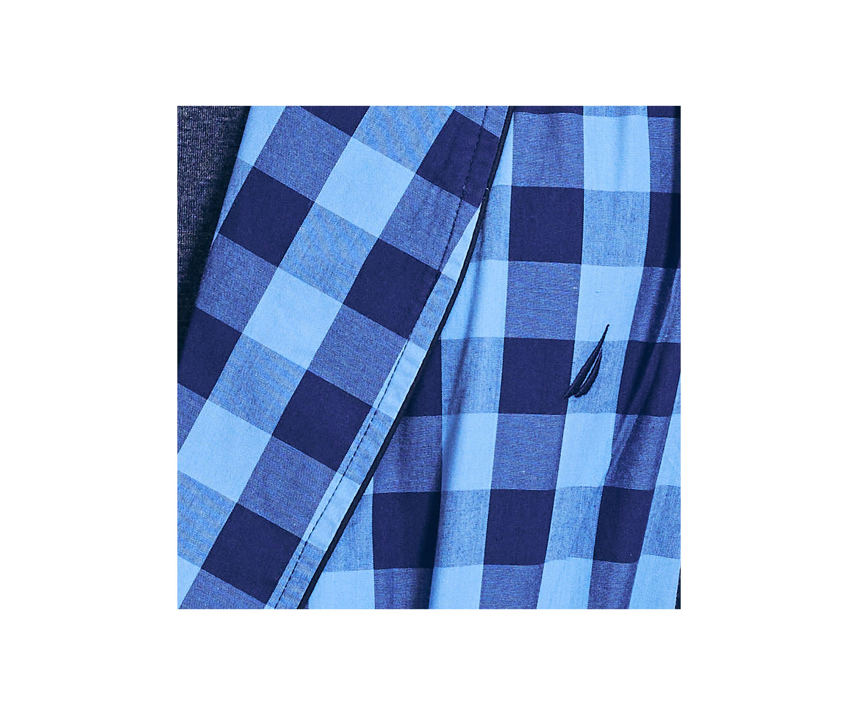 Buffalo Plaid Shawl Collar Robe