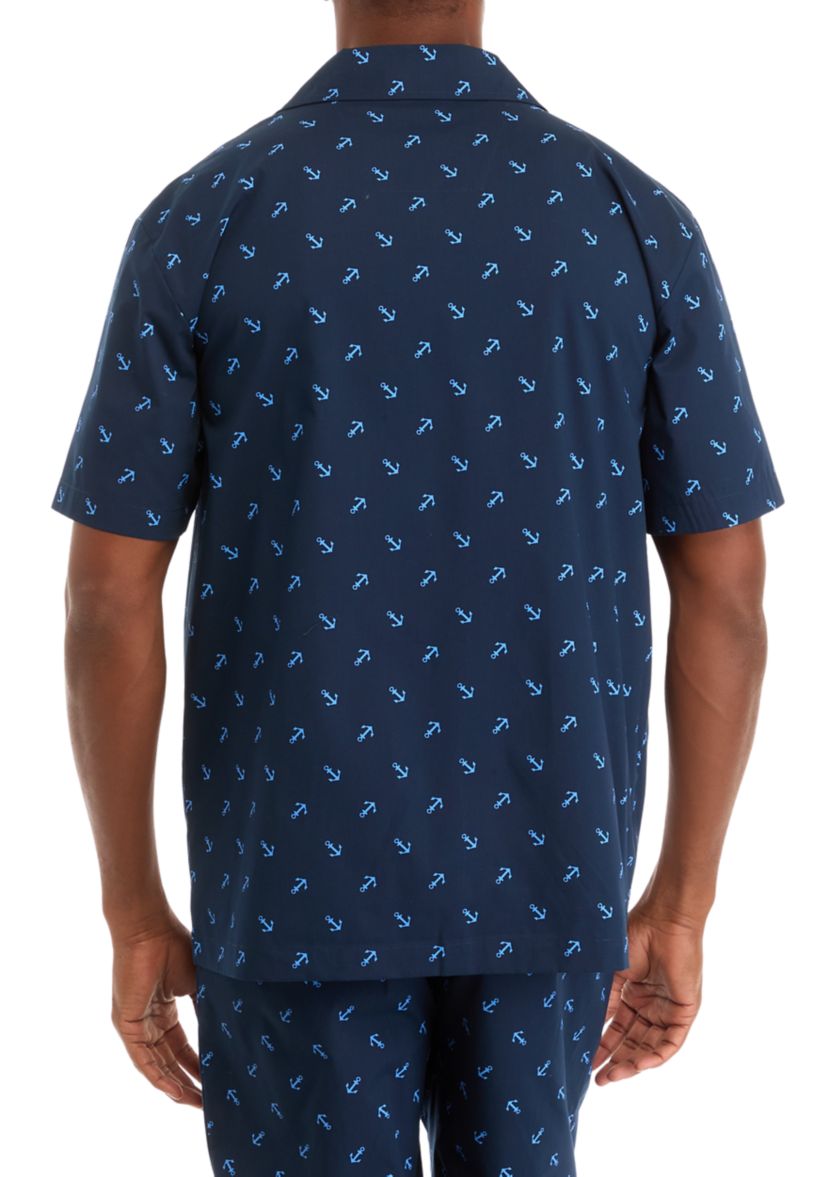 Sustainably Crafted Printed Camp Sleep Shirt