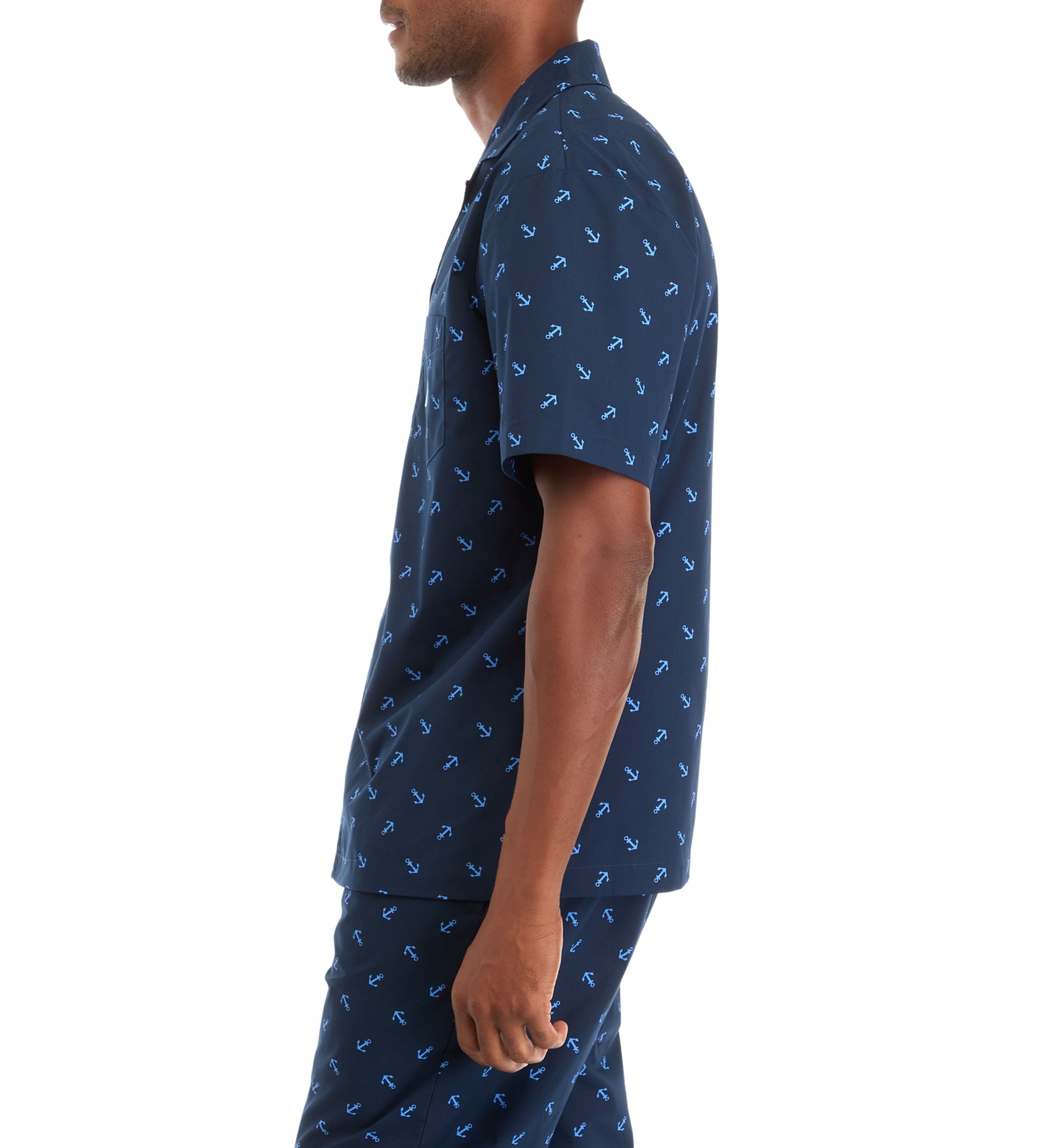 Sustainably Crafted Printed Camp Sleep Shirt