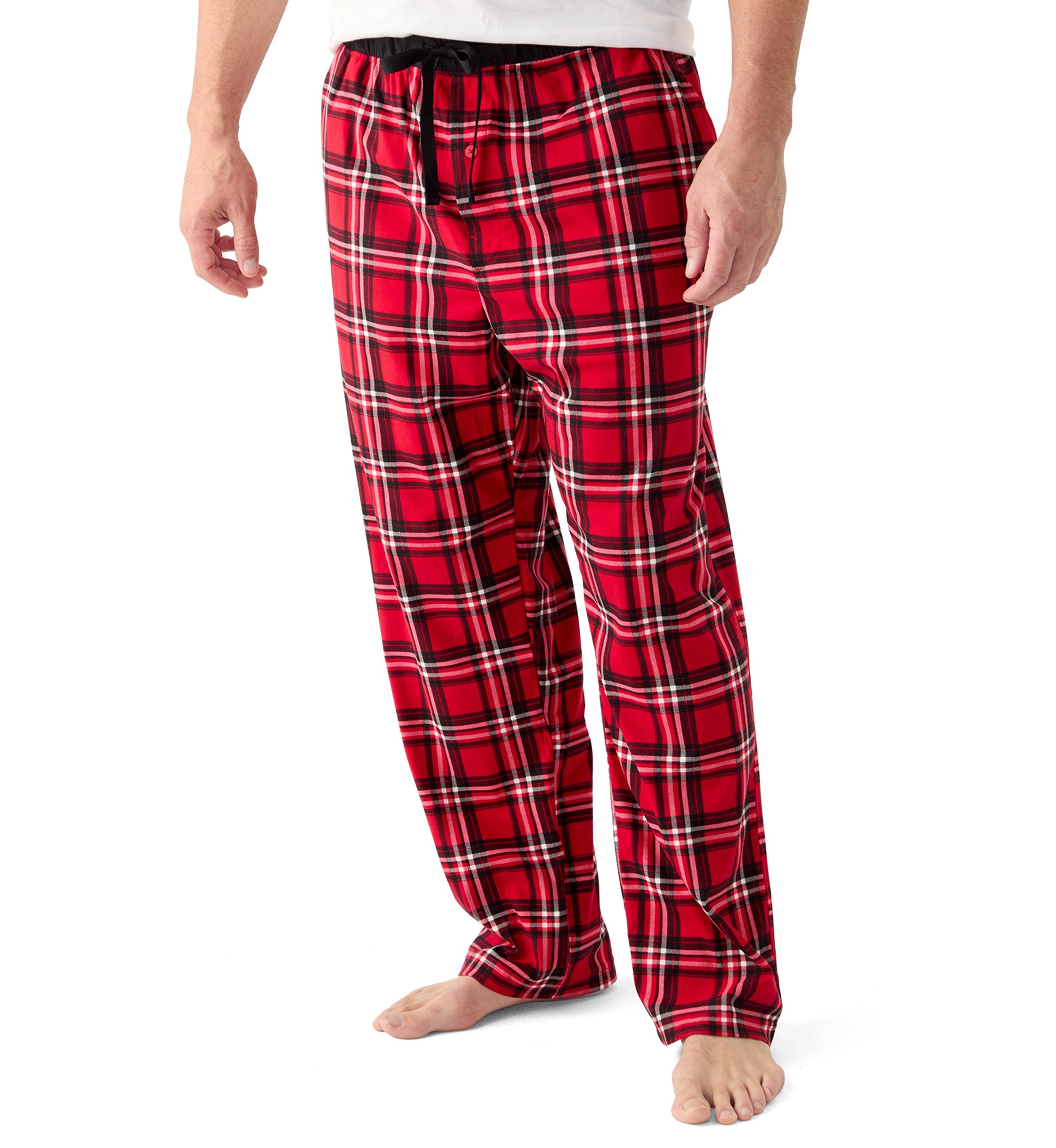 Big & Tall Plaid Fleece Sleep Pants