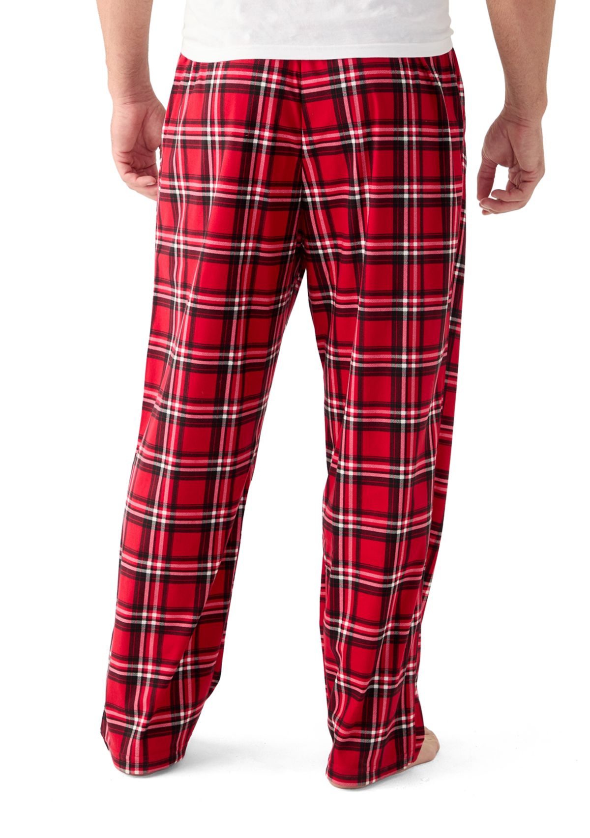 Big & Tall Plaid Fleece Sleep Pants