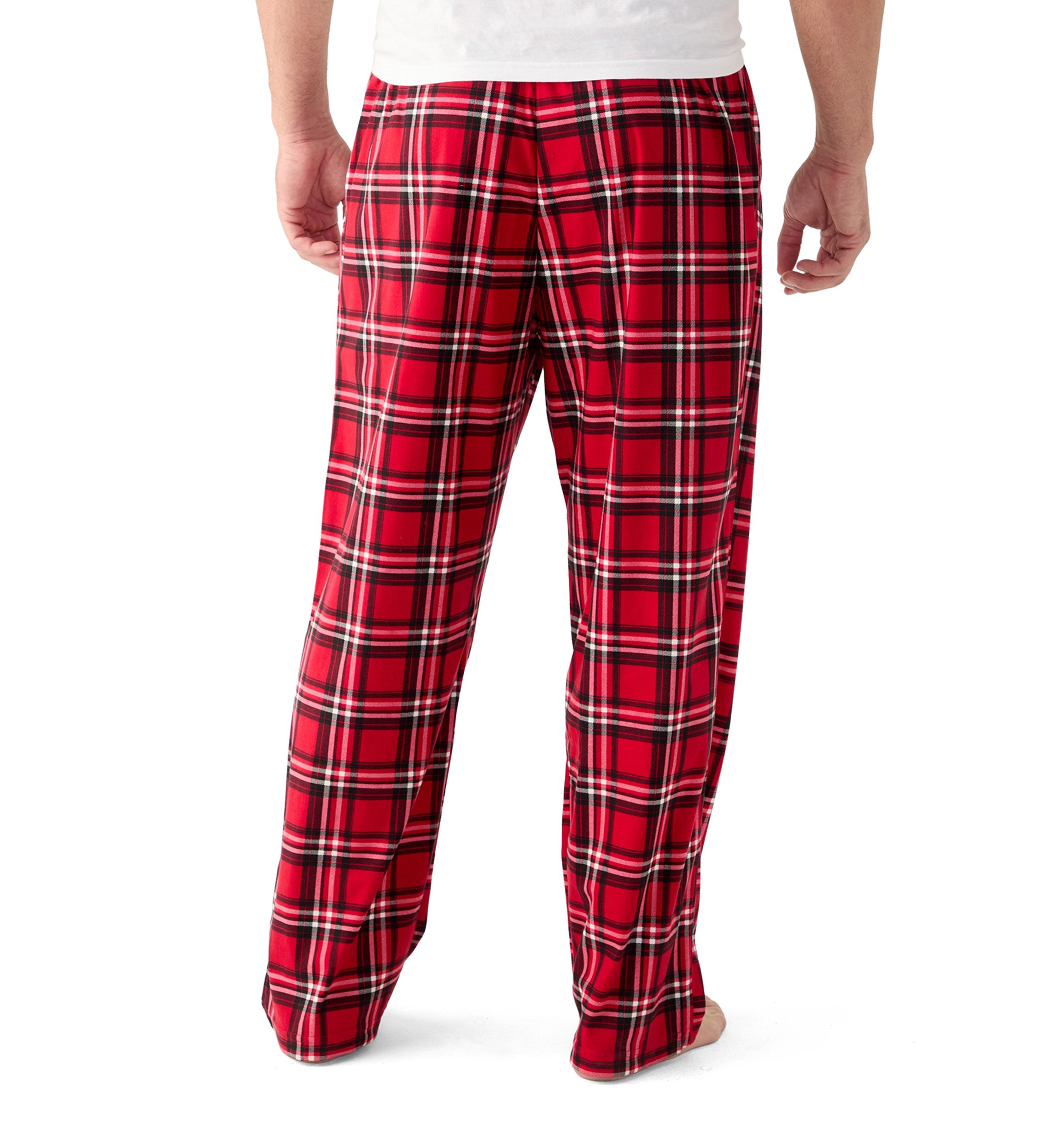 Big & Tall Plaid Fleece Sleep Pants