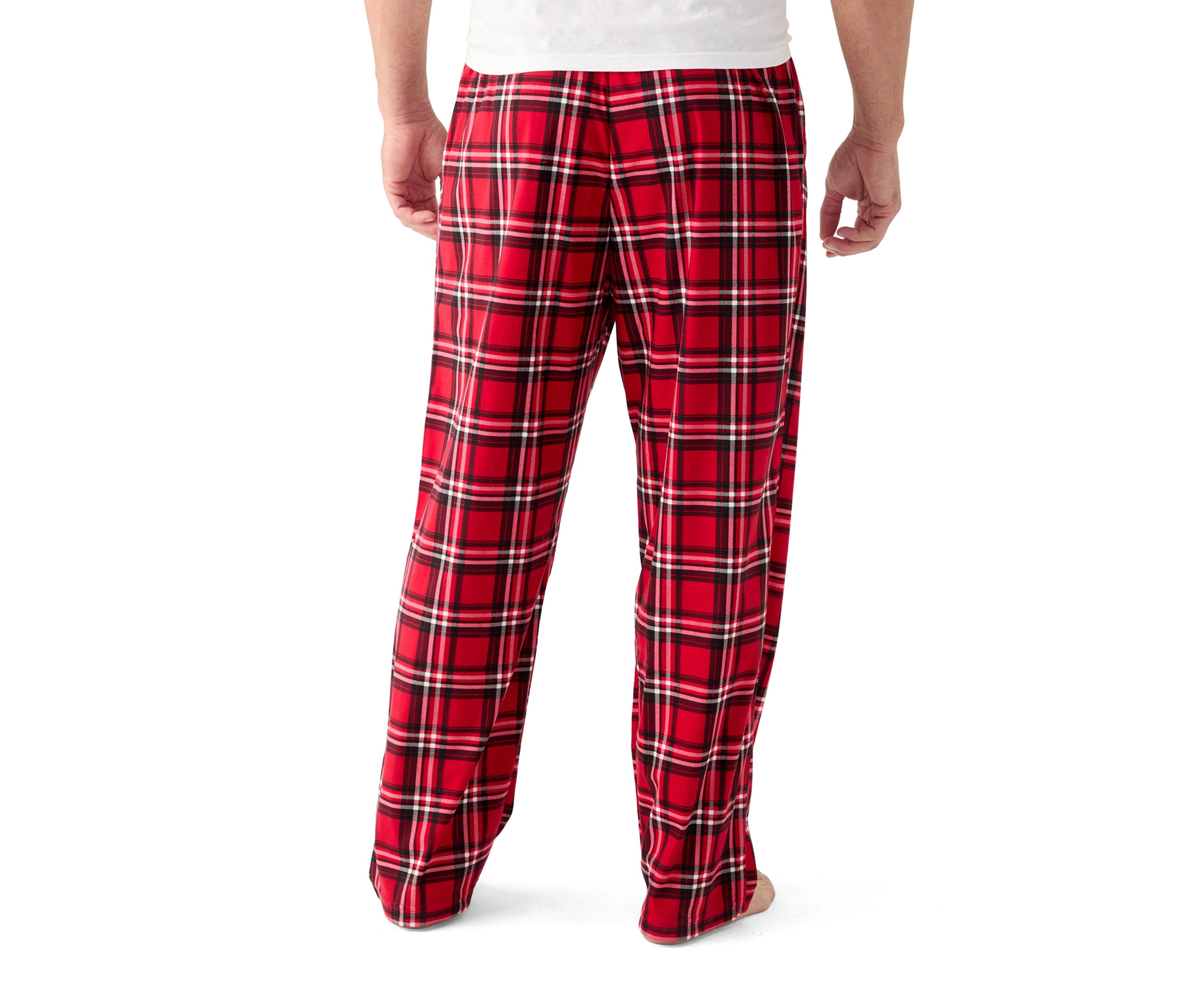 Big & Tall Plaid Fleece Sleep Pants