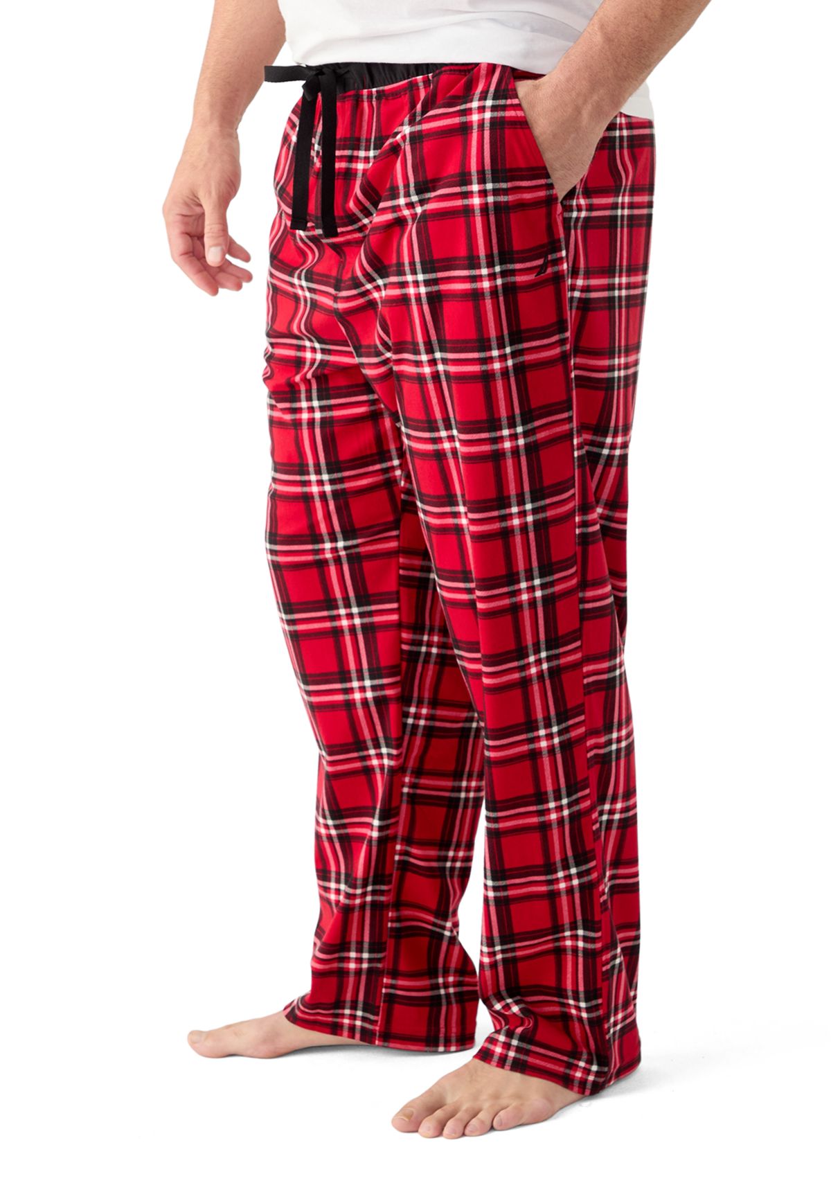 Big & Tall Plaid Fleece Sleep Pants