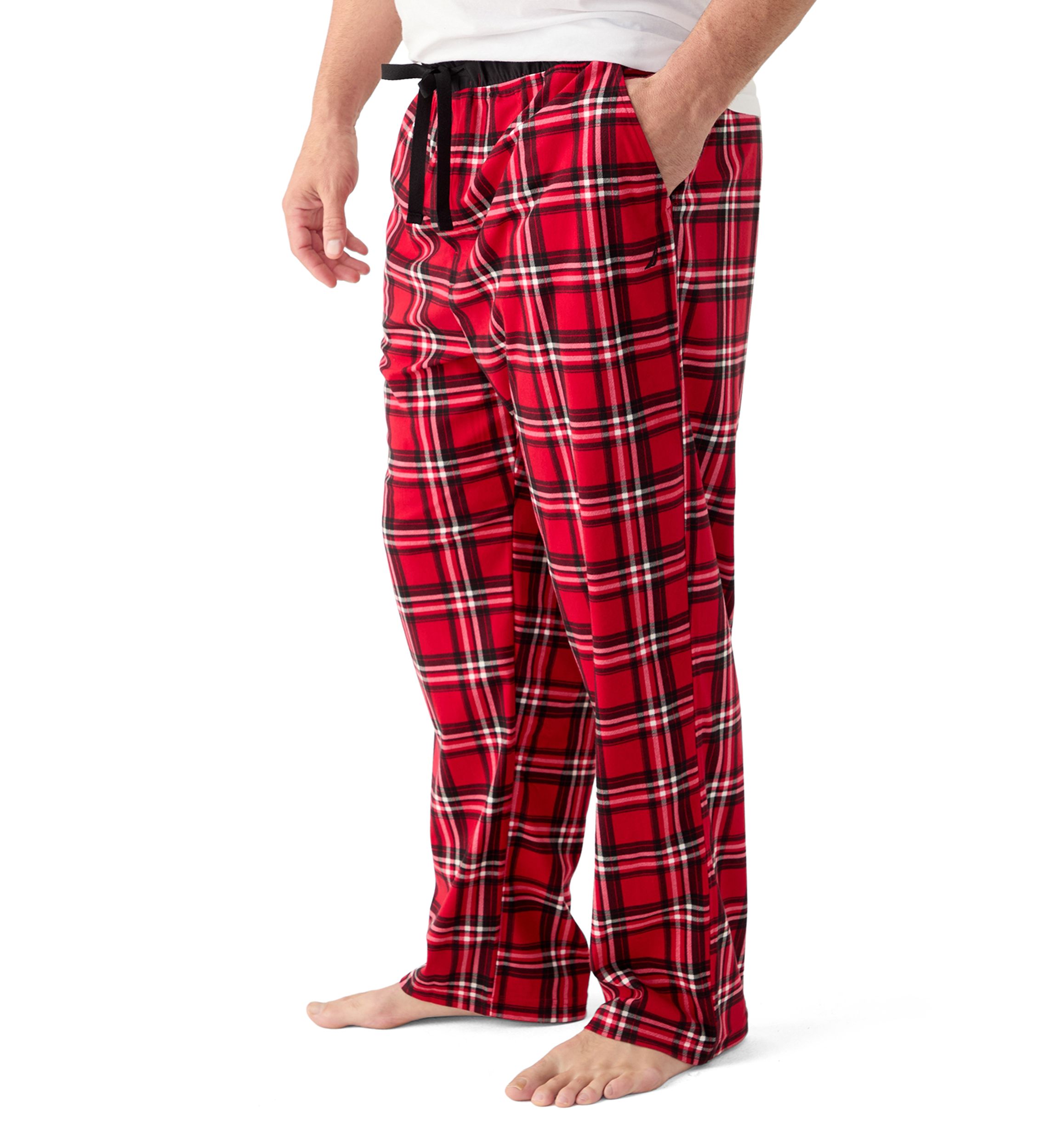 Big & Tall Plaid Fleece Sleep Pants