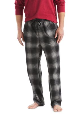Nautica Men's Big & Tall Plaid Cozy Lounge Pants, 3XL Tall