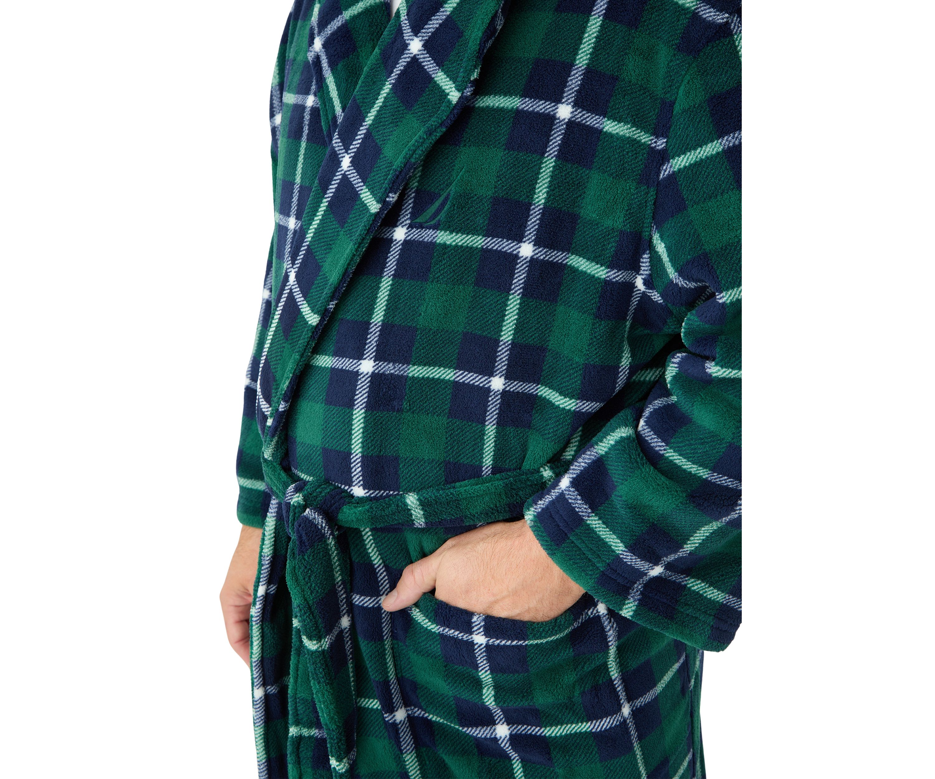 Big & Tall Plaid Robe