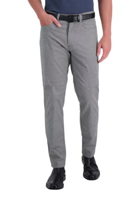Kenneth Cole Reaction Men's Techni-Cole 5-Pocket Stretch Dual Color Modern-Fit Flex Waistband Flat Front Casual Pants, 31 x 30