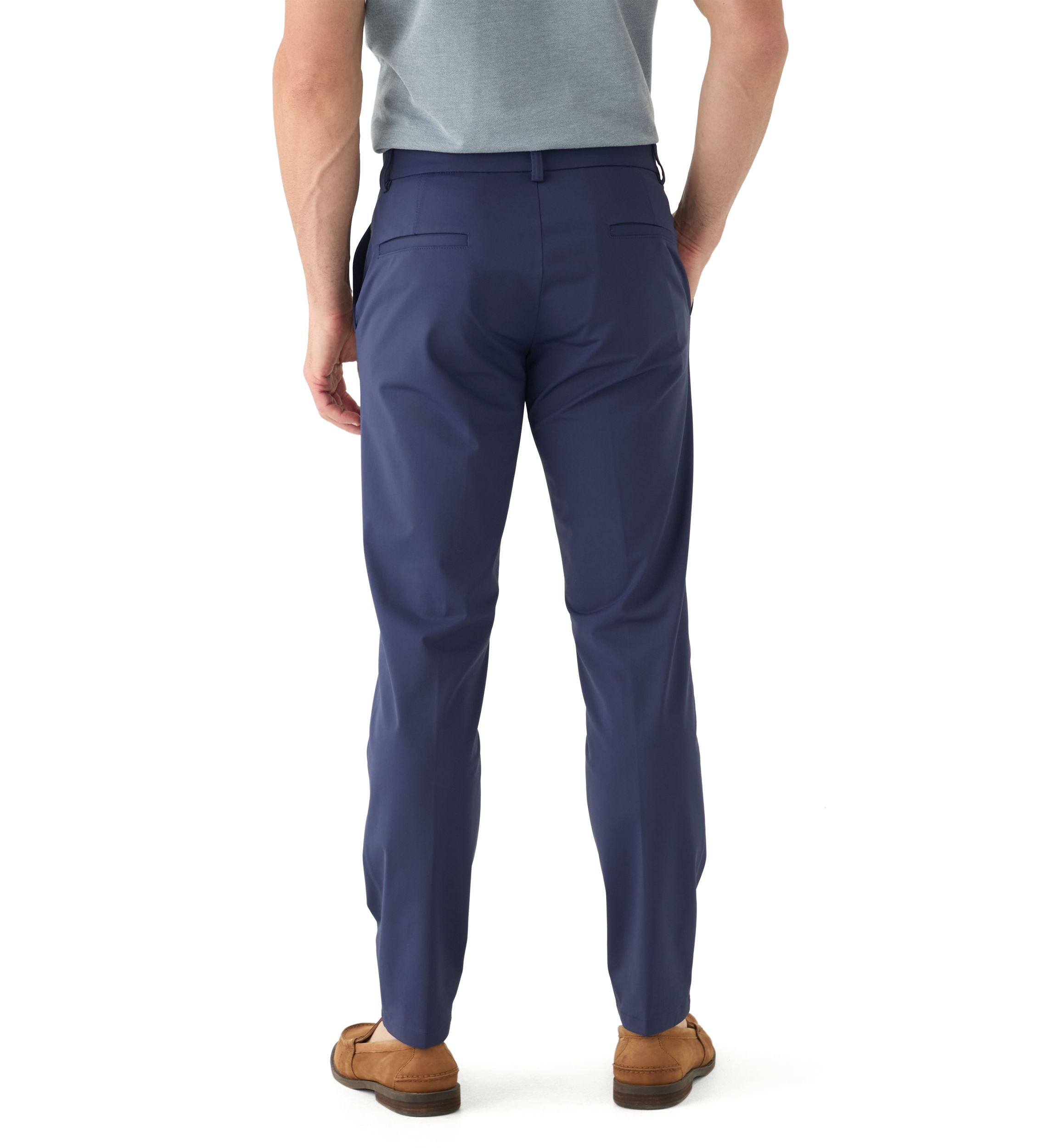 Mens Slim Fit Warp Knit Pants