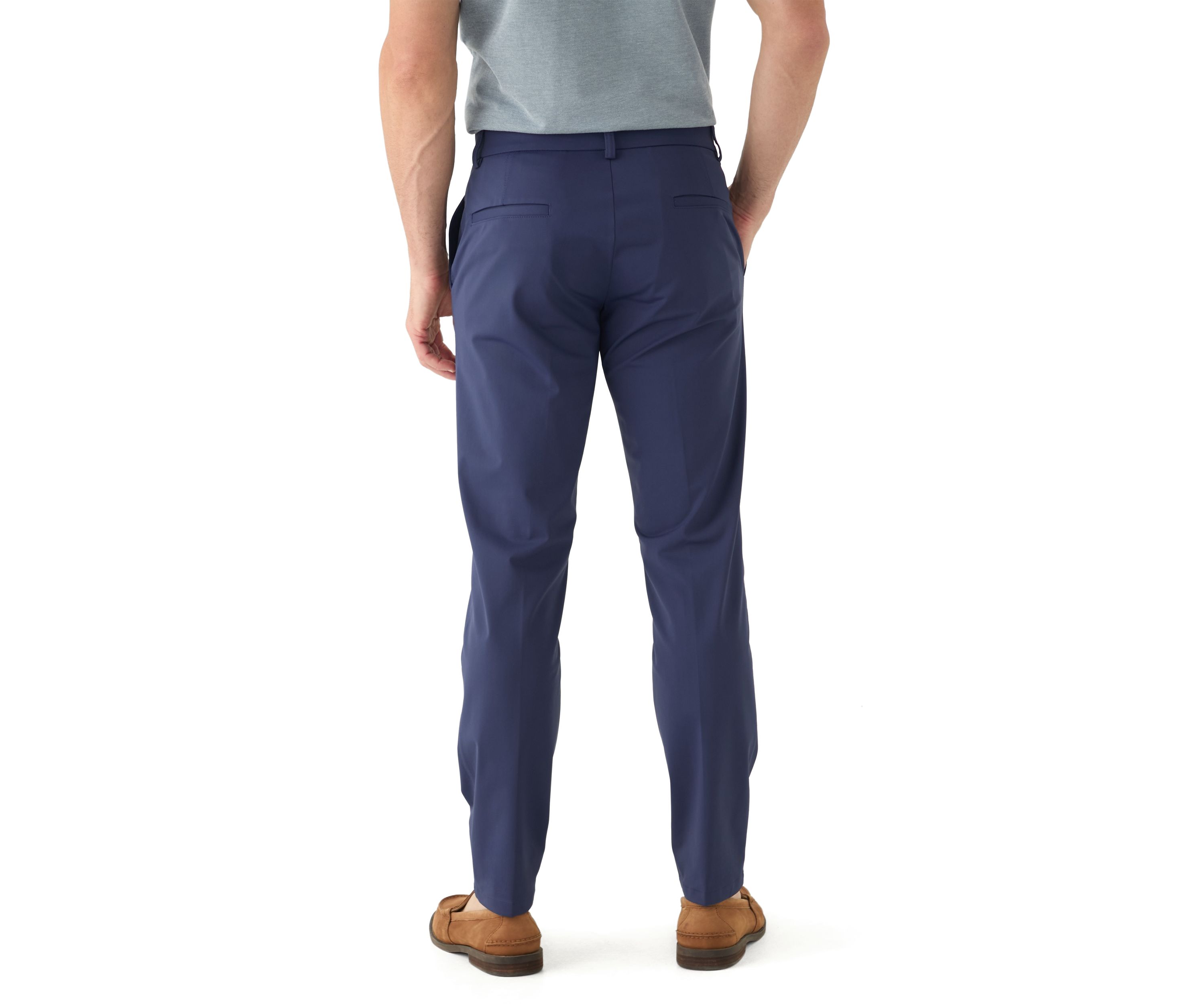 Mens Slim Fit Warp Knit Pants