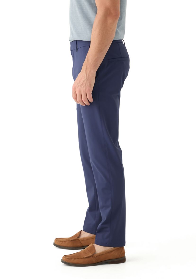 Mens Slim Fit Warp Knit Pants