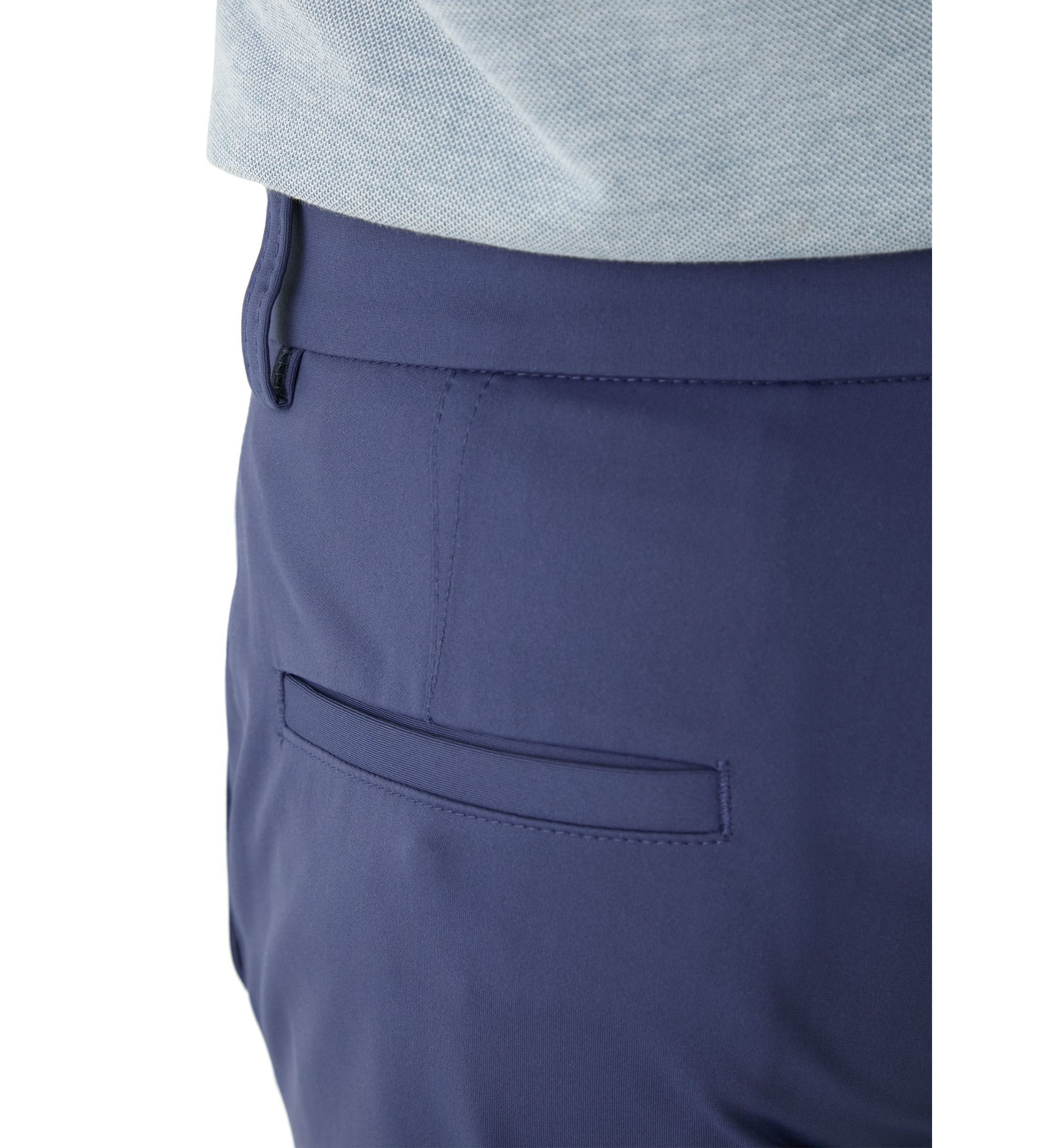 Mens Slim Fit Warp Knit Pants