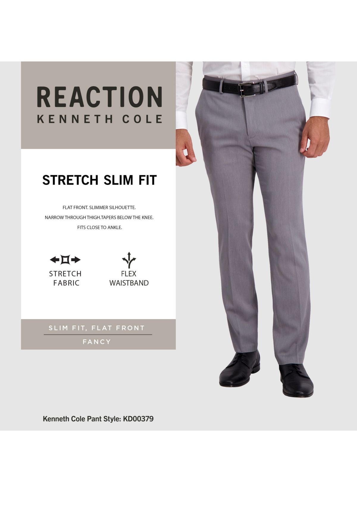 Mens Reaction Urban Heather Dress Pants 