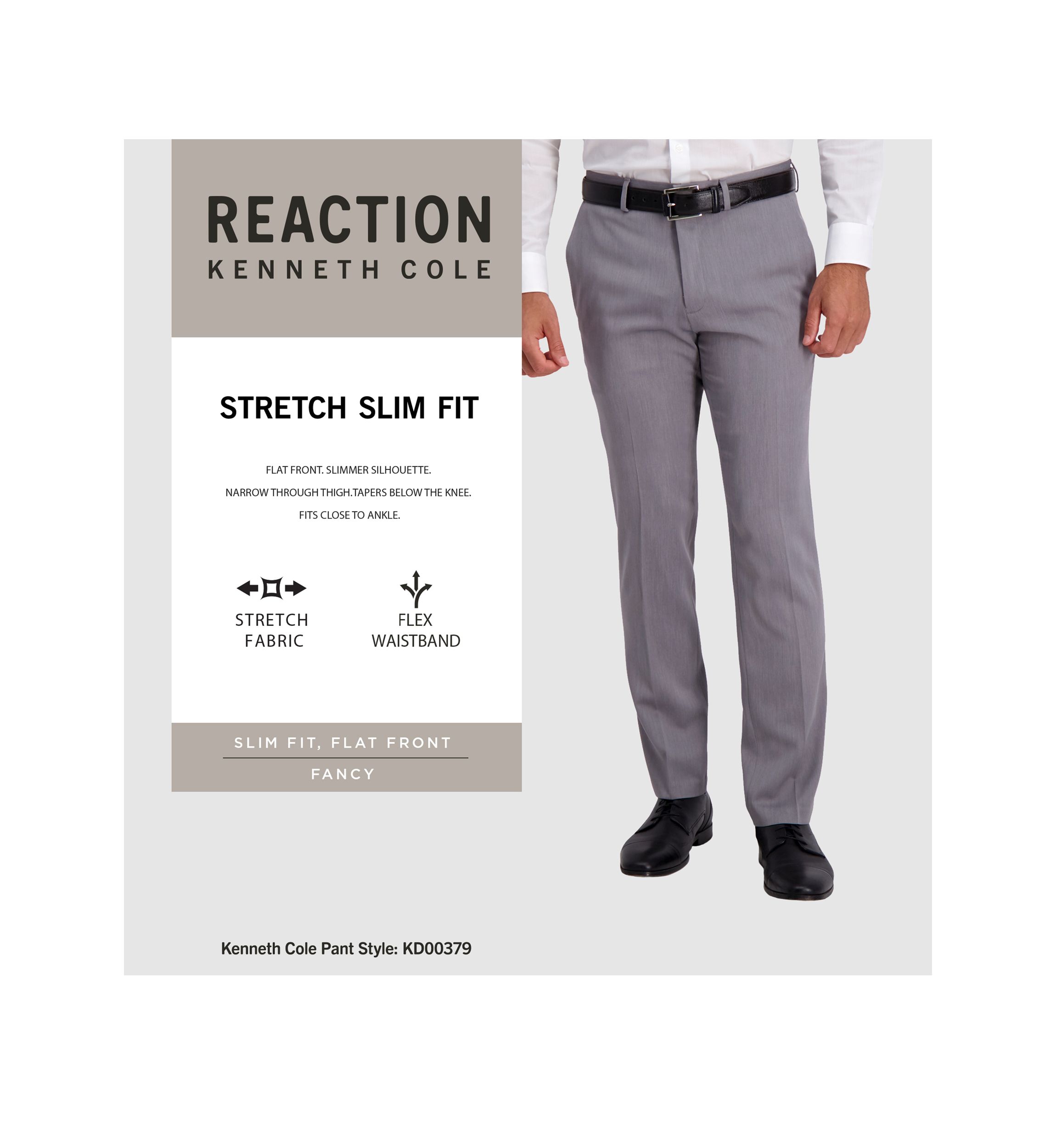 Mens Reaction Urban Heather Dress Pants 