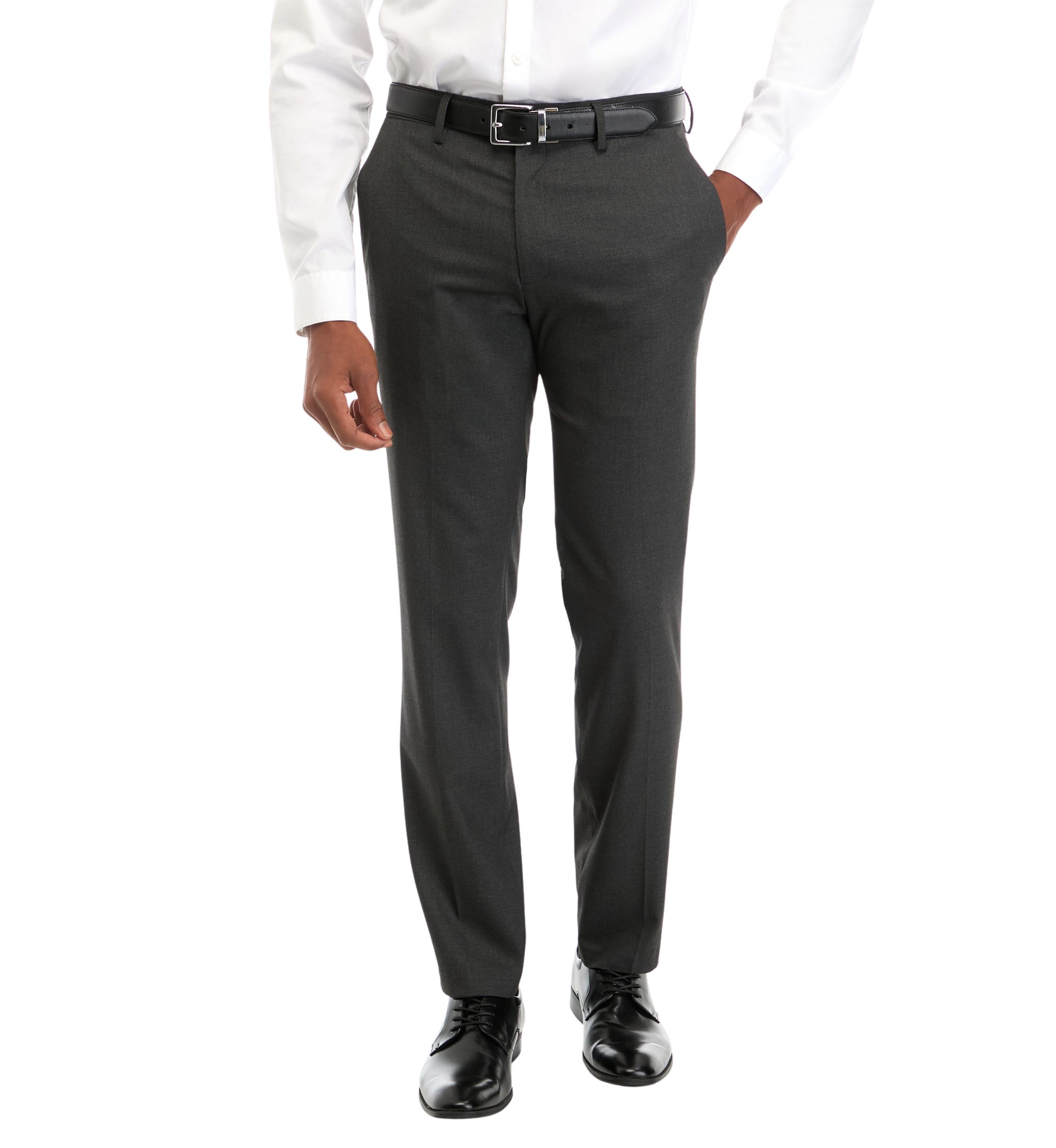 Mens Slim Sharkskin Pants