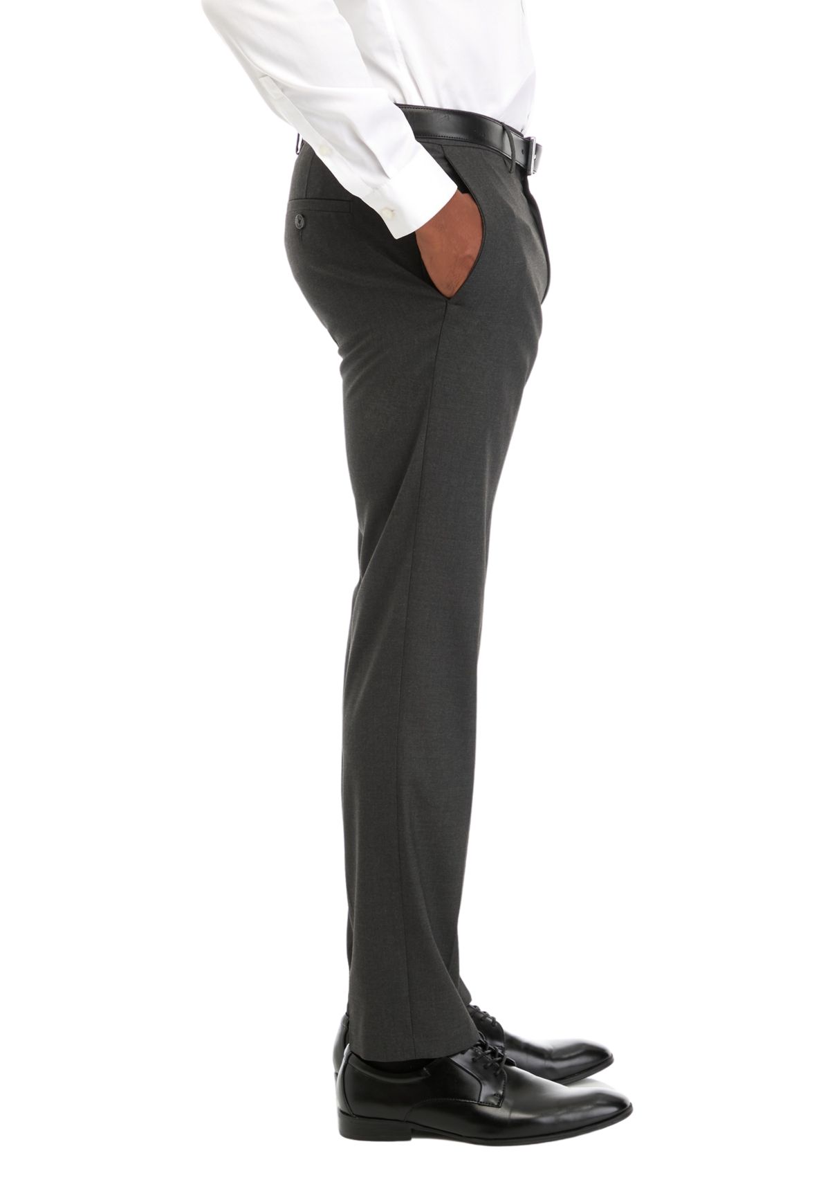 Mens Slim Sharkskin Pants