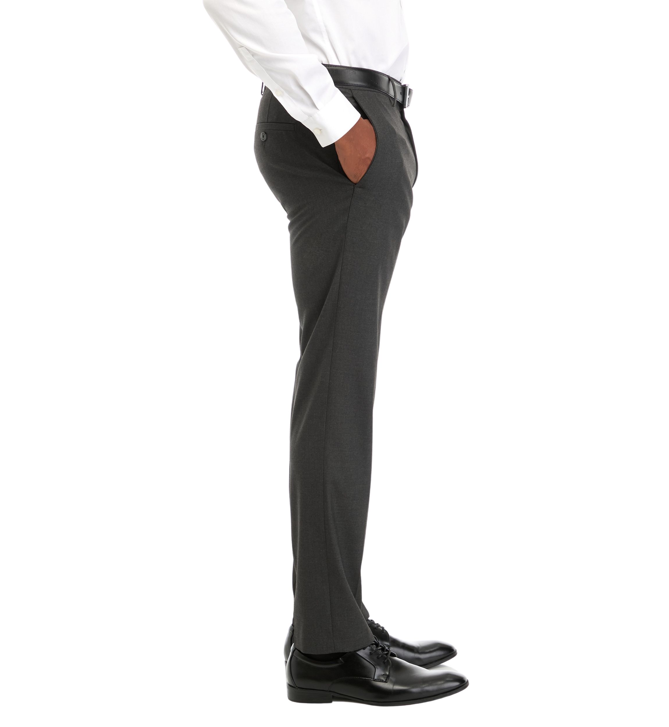 Mens Slim Sharkskin Pants
