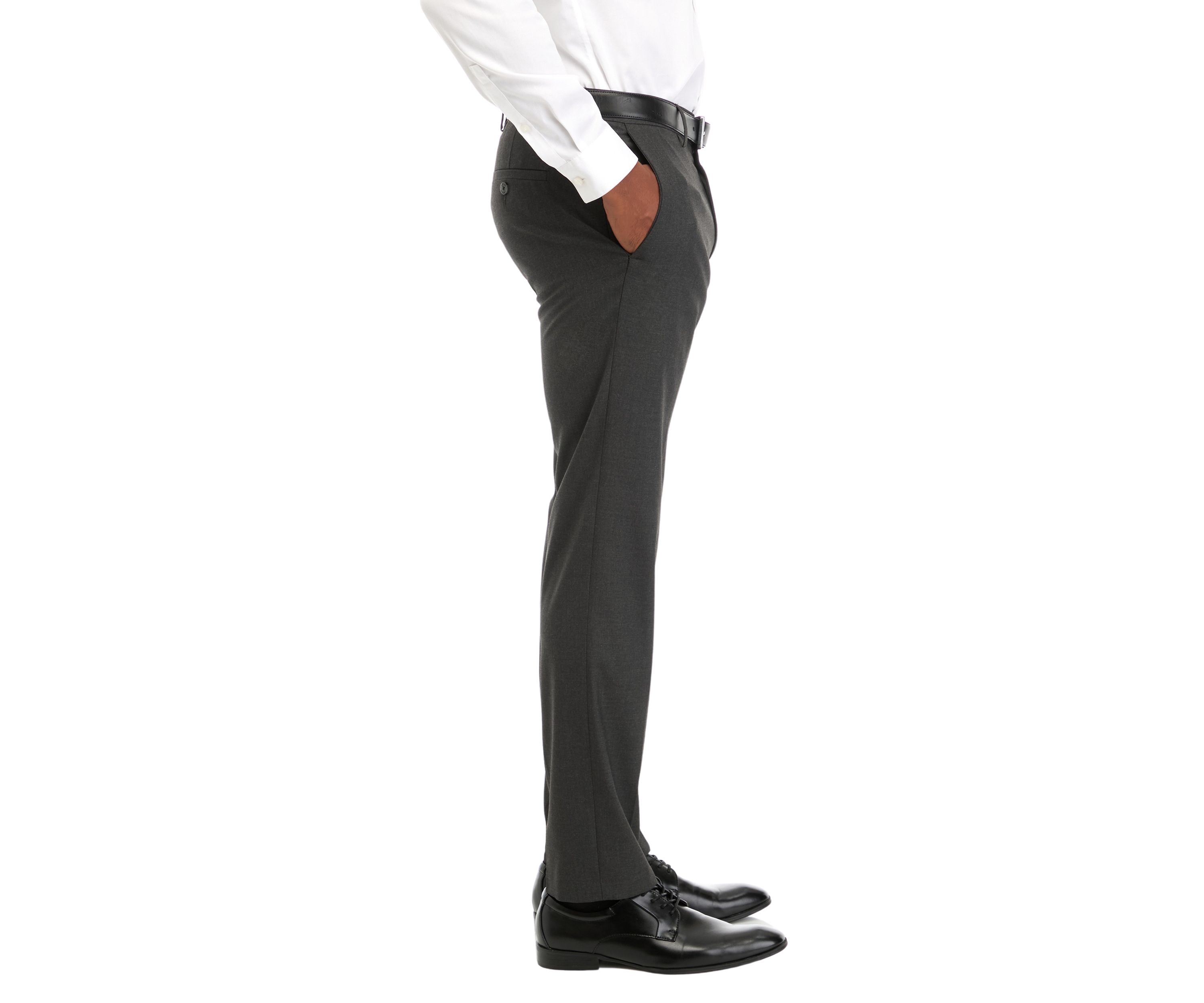 Mens Slim Sharkskin Pants