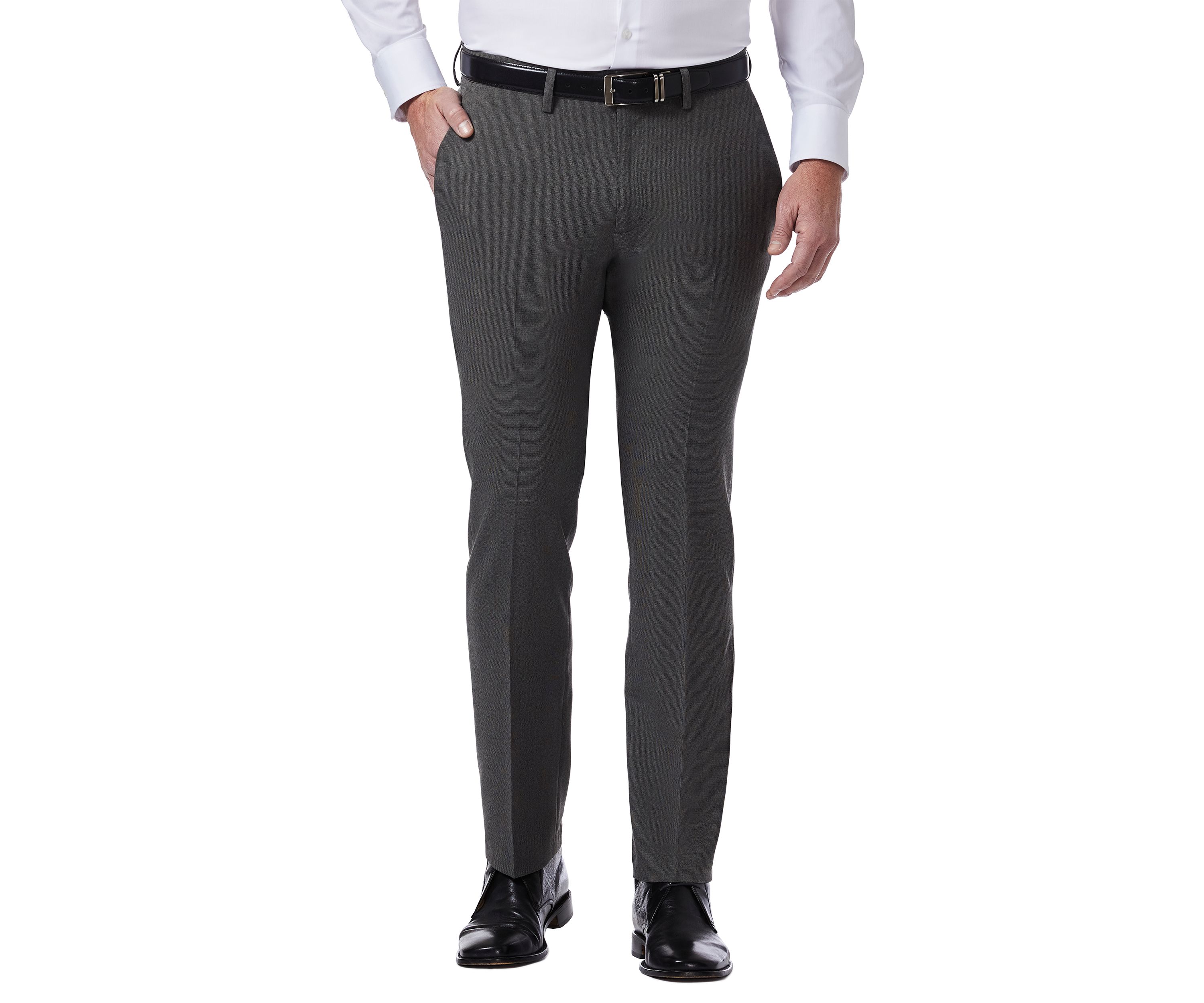 Tic Slim Fit Flat Front Flex Waistband Dress Pants	