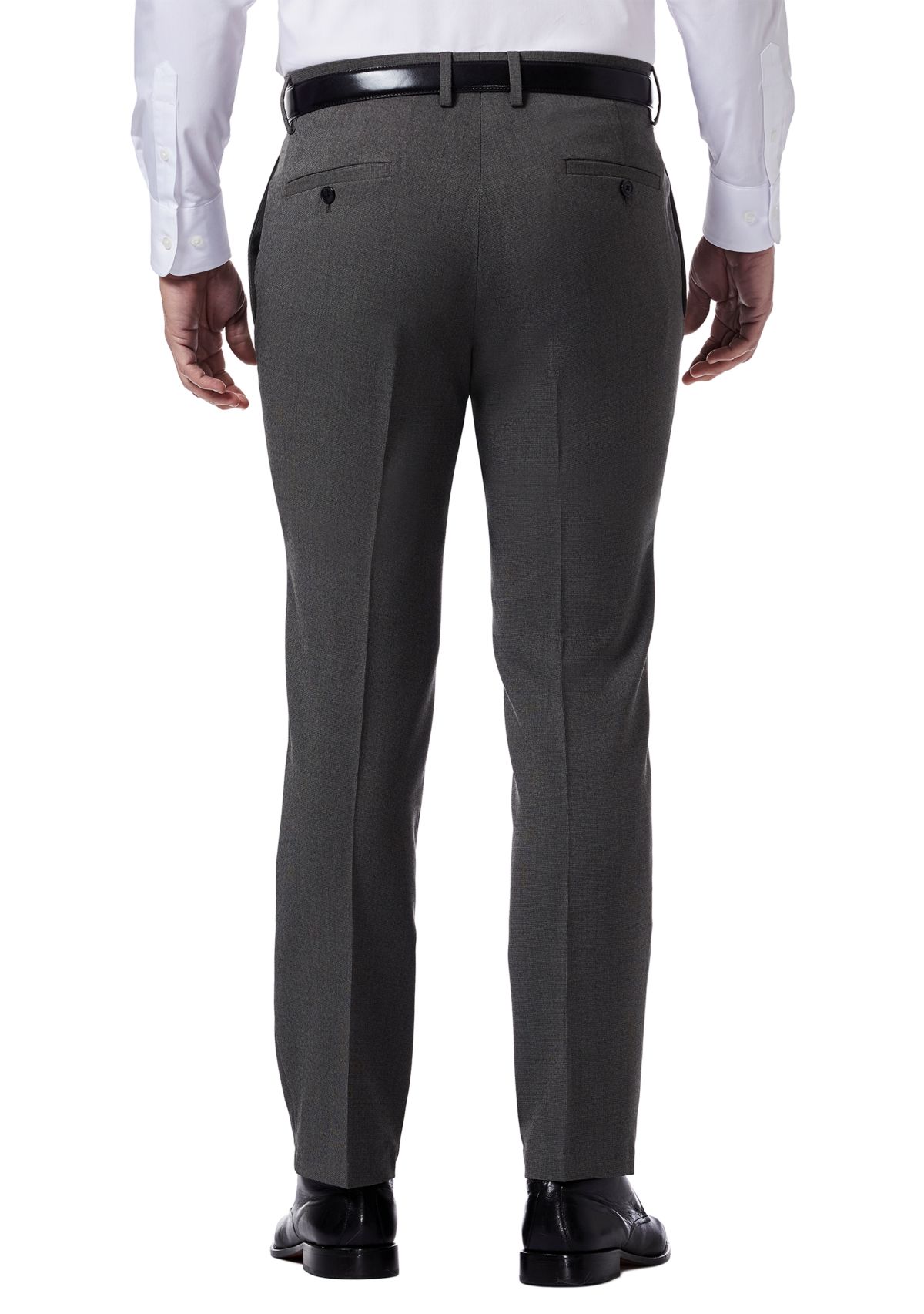 Tic Slim Fit Flat Front Flex Waistband Dress Pants	