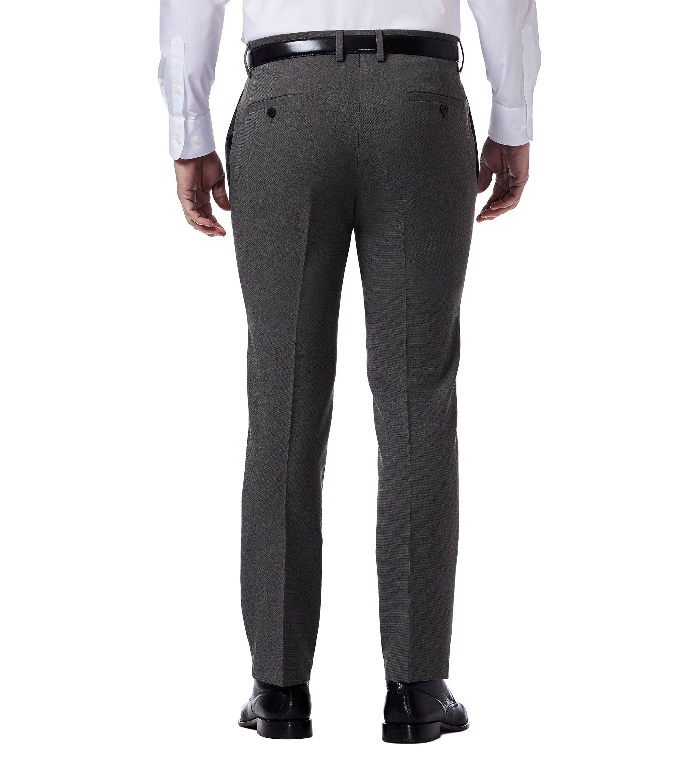 Tic Slim Fit Flat Front Flex Waistband Dress Pants	