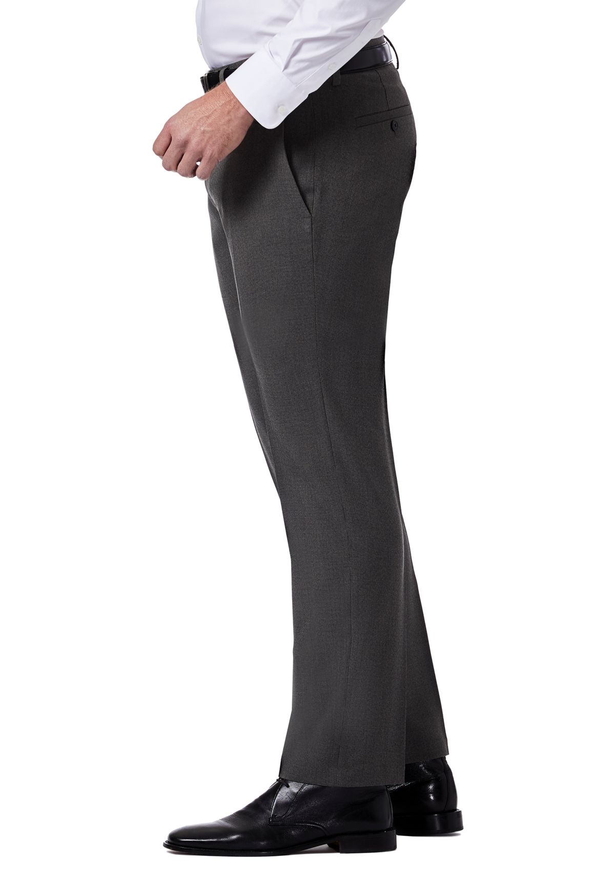 Tic Slim Fit Flat Front Flex Waistband Dress Pants	