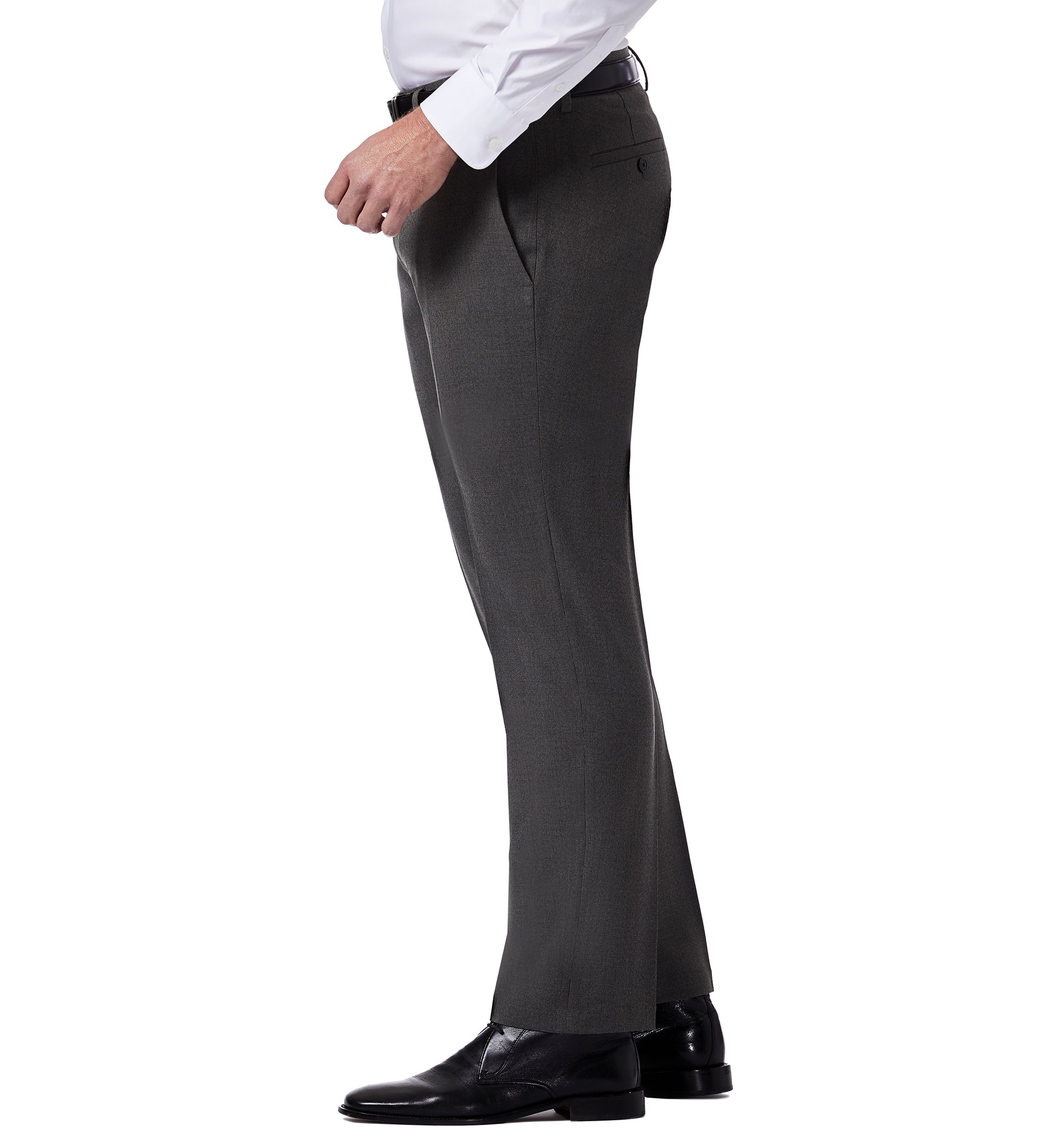 Tic Slim Fit Flat Front Flex Waistband Dress Pants	