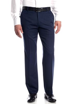 Kenneth Cole Reaction Men's Slim Fit Pants, Blue, 36 x 32