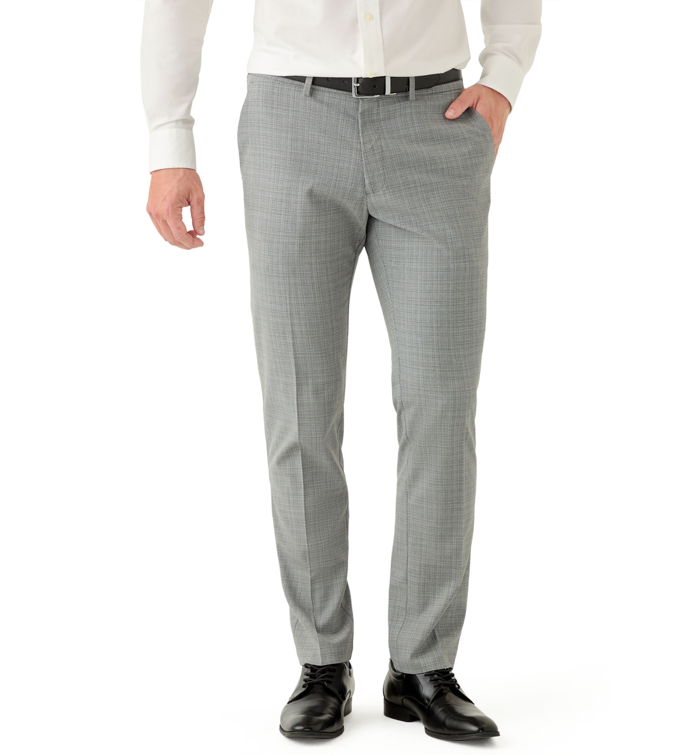 slim fit dress slacks Kenneth Cole Reaction Men's Modern-Fit Micro-Check Dress Pants