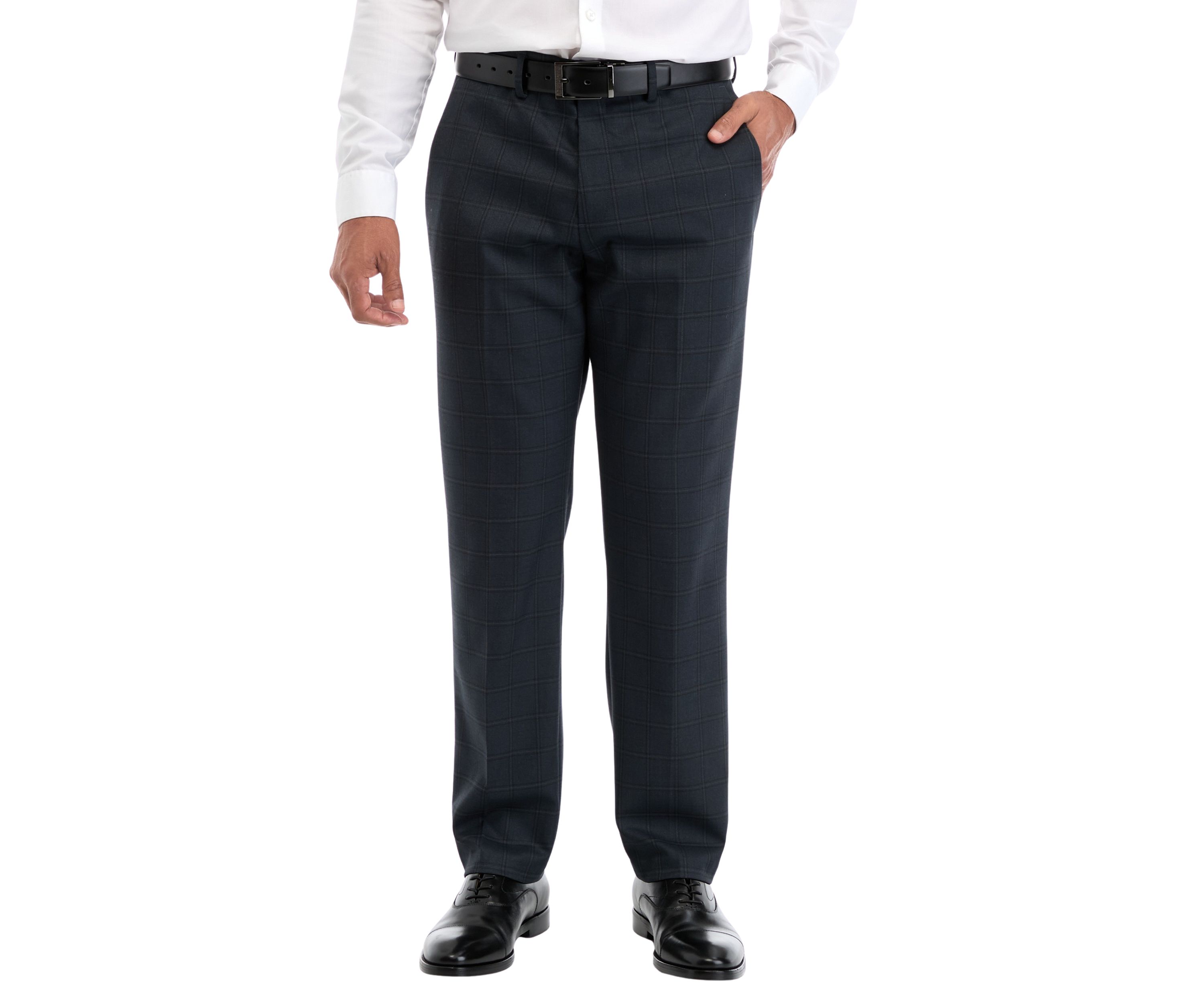 Windowpane Dress Pants
