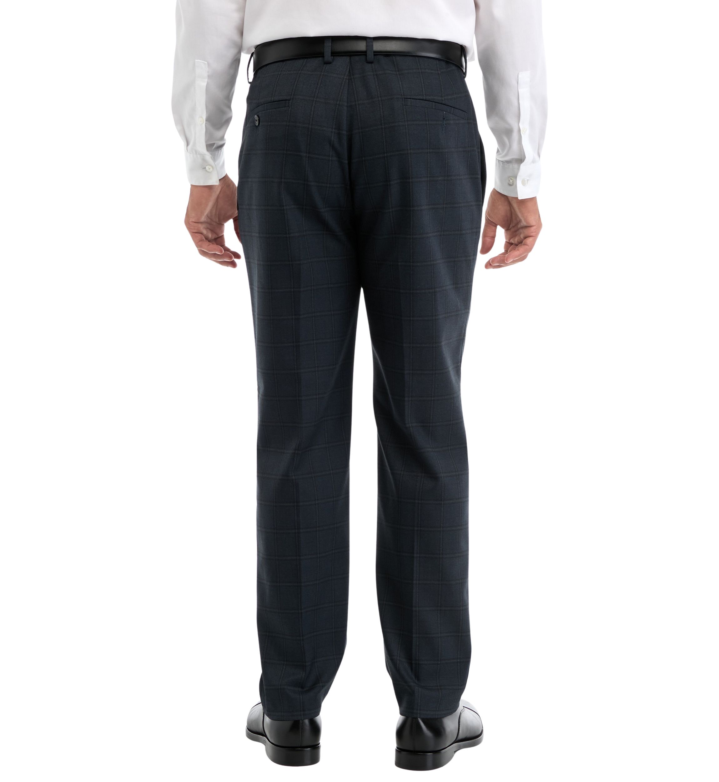 Windowpane Dress Pants