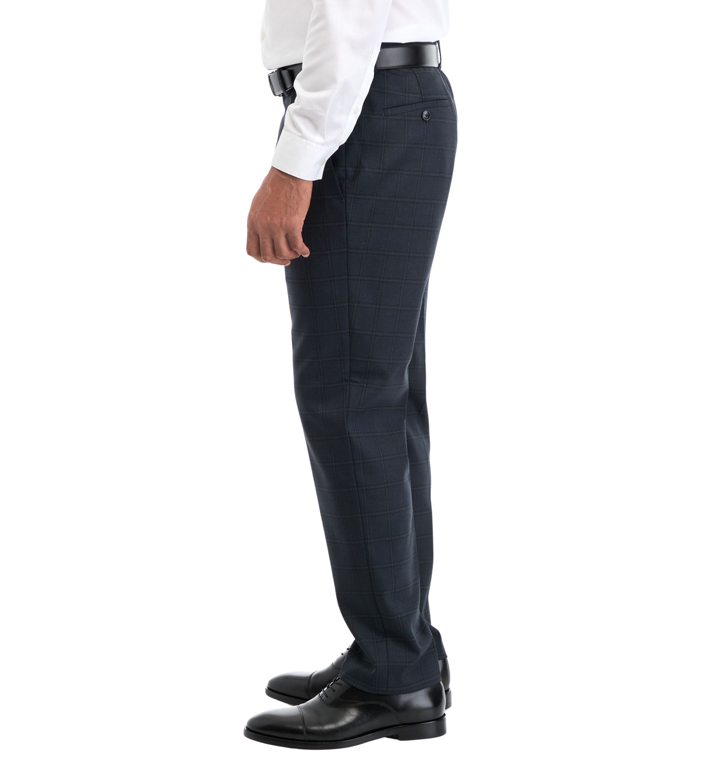 Windowpane Dress Pants