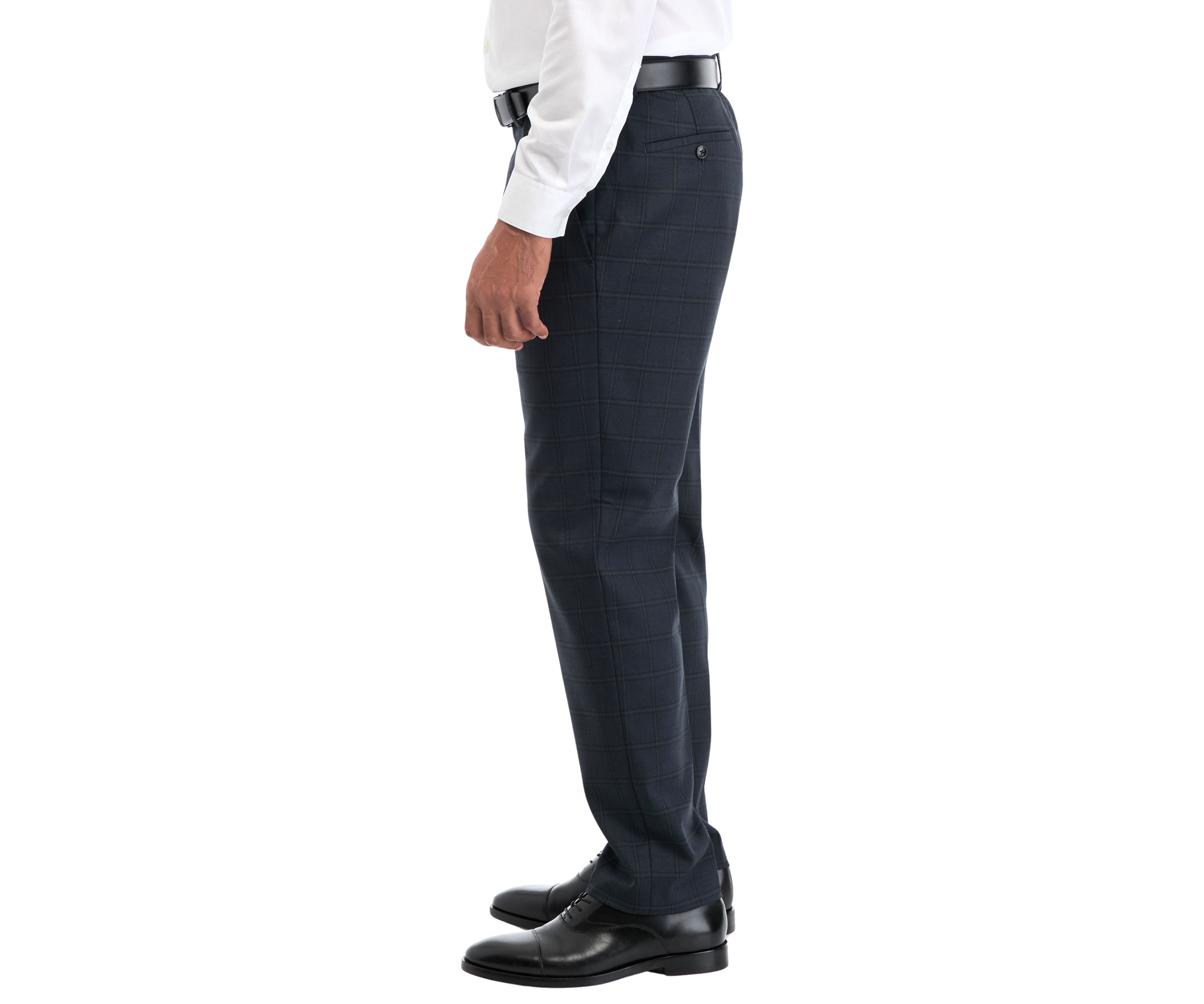 Windowpane Dress Pants