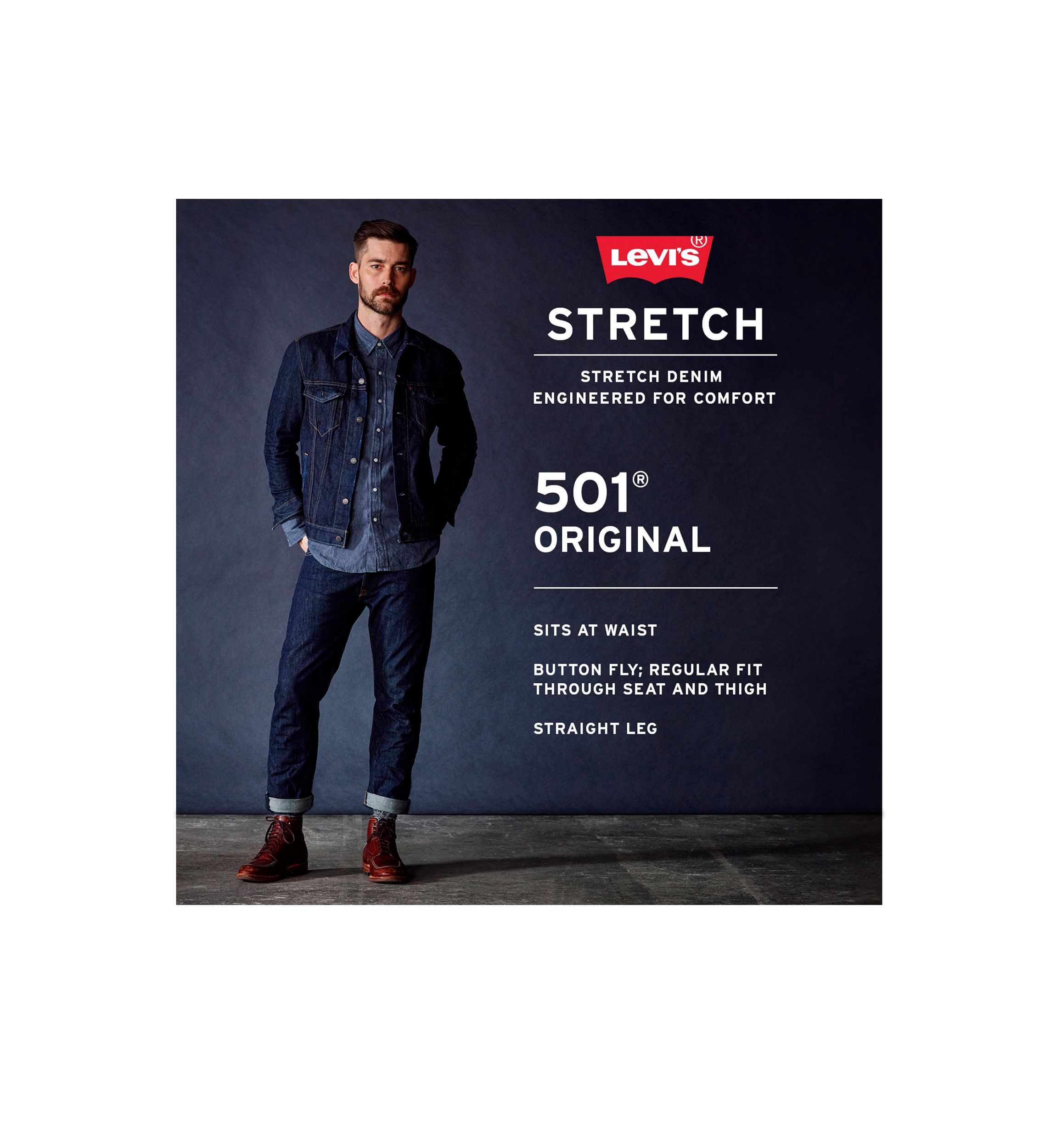 501® Original Fit Stretch Jeans