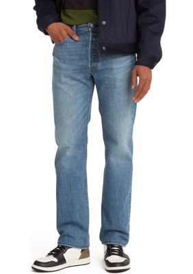 Levi's Men's 501 Original Stretch Mid Rise Regular Fit Straight Leg Jeans -  The Ben