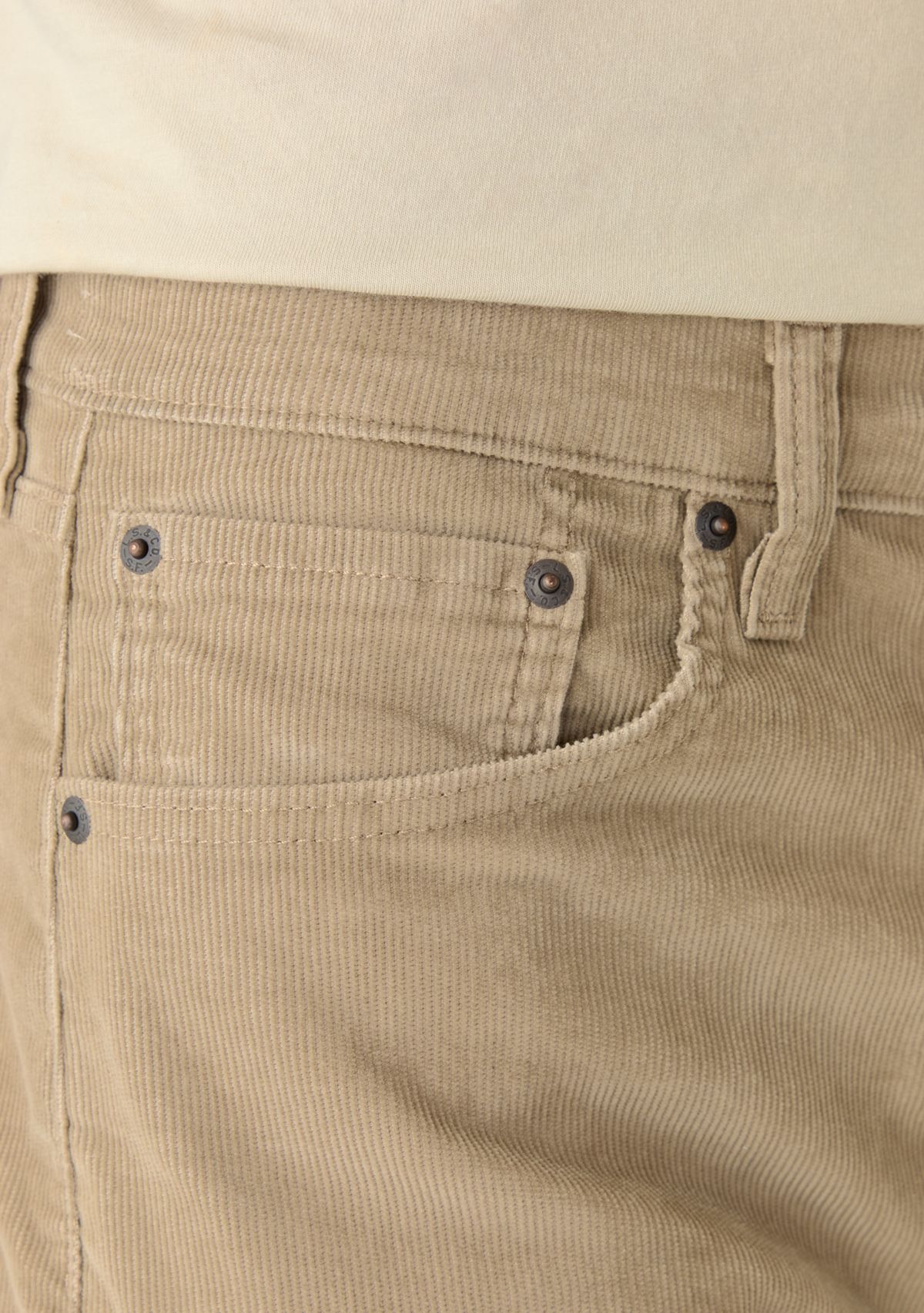 Regular Timberwolf Corduroy Pants