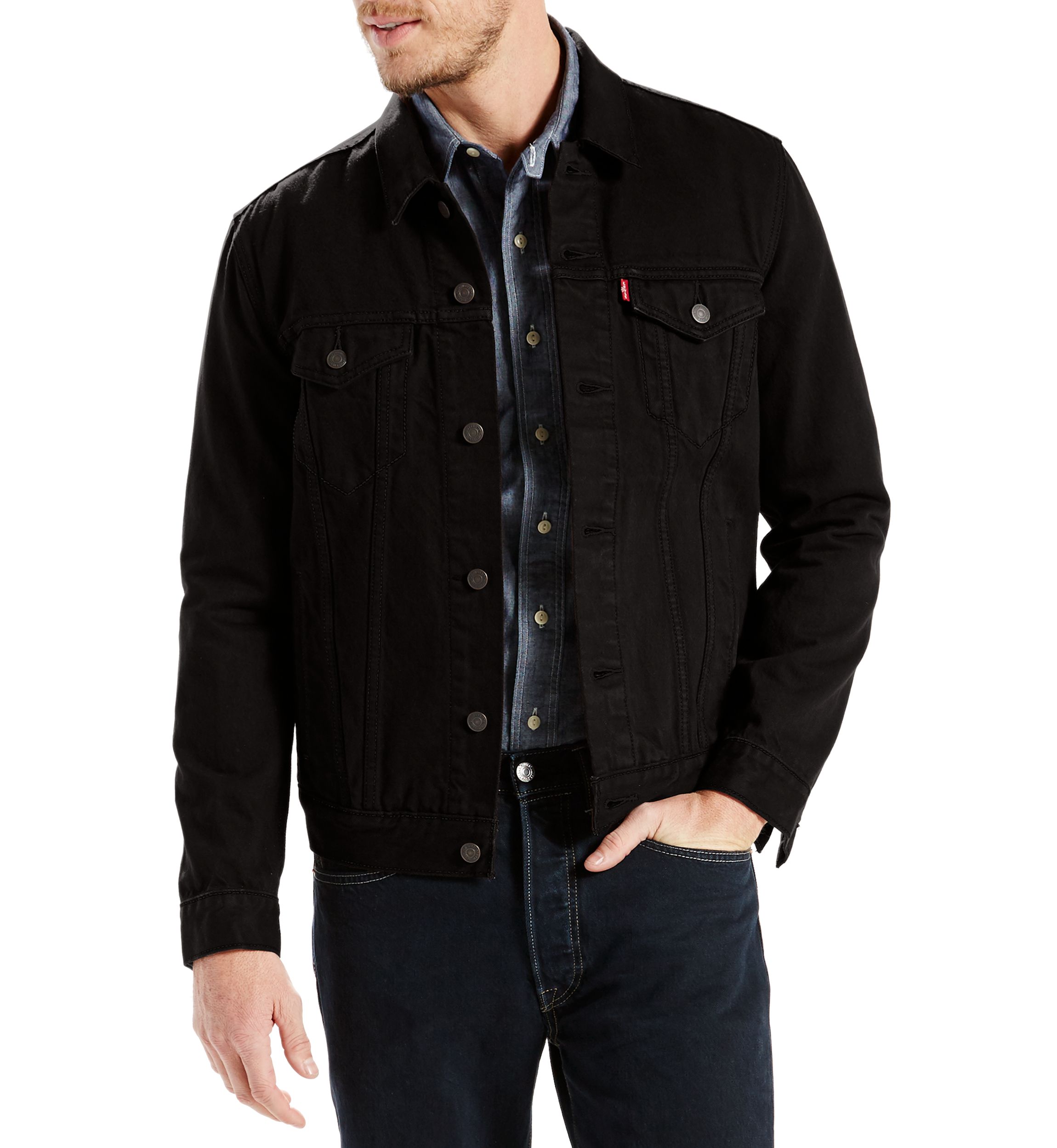 Big & Tall Big Trucker Jean Jacket