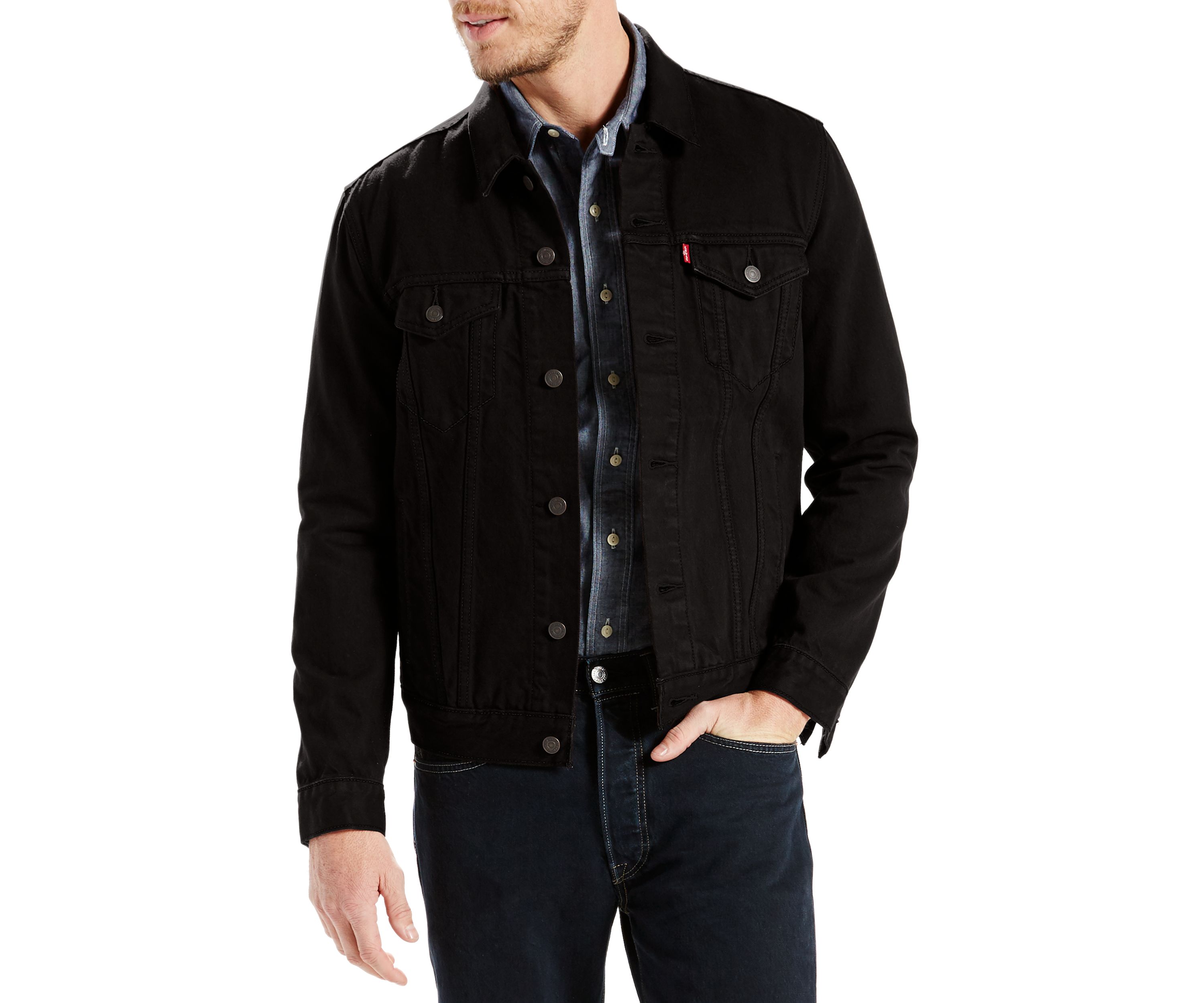 Big & Tall Big Trucker Jean Jacket