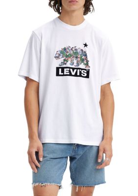 Levi's Men's Relaxed Fit Bear Logo Graphic T-Shirt, Small