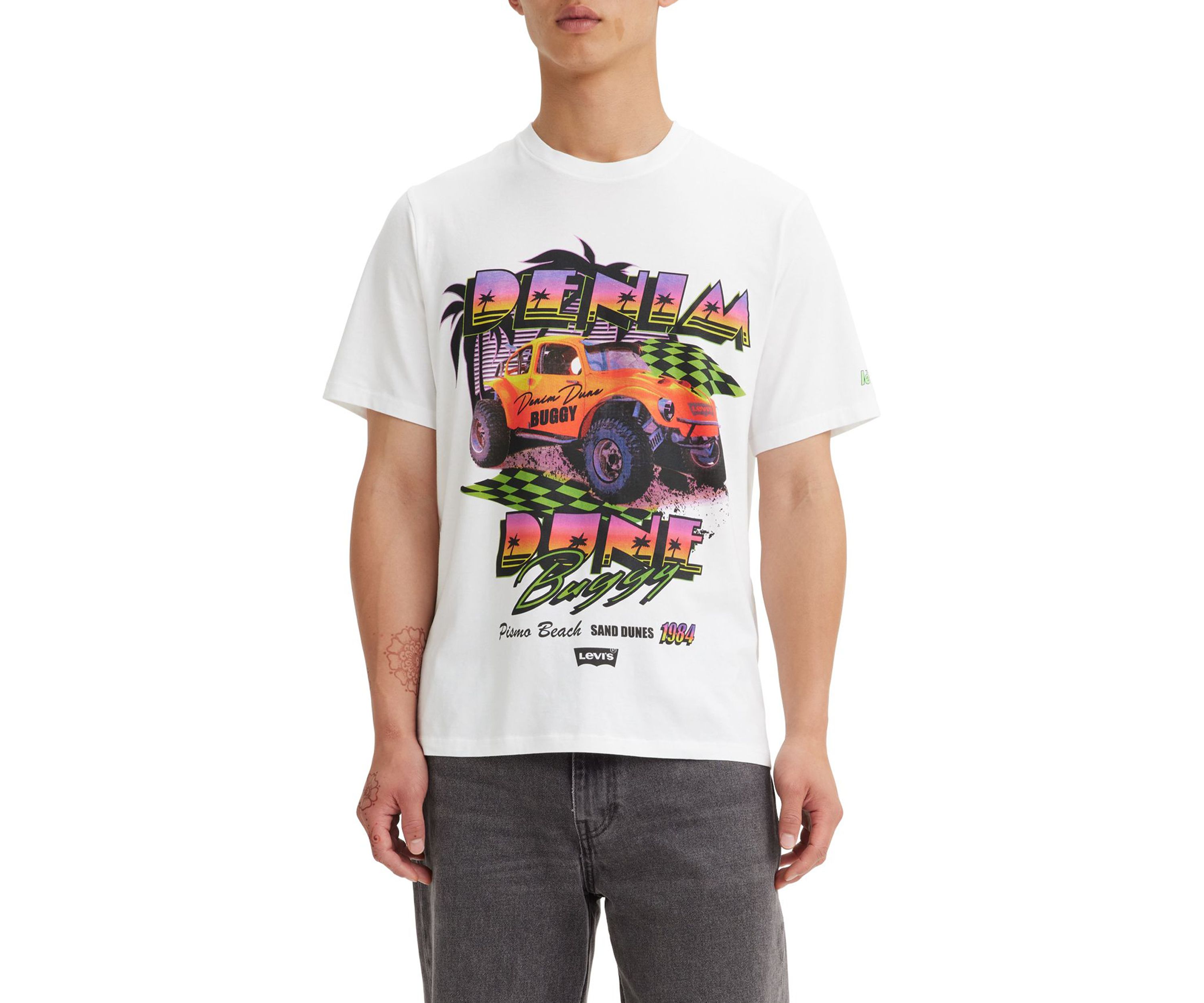 Short Sleeve Relaxed Fit Denim Dune Buggy T-Shirt