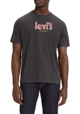 Levi's Men's Relaxed Fit Poster Logo Graphic T-Shirt
