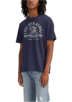 Levi's Men's Short Sleeve Relaxed Fit Crafted with Pride Graphic T-Shirt, Medium