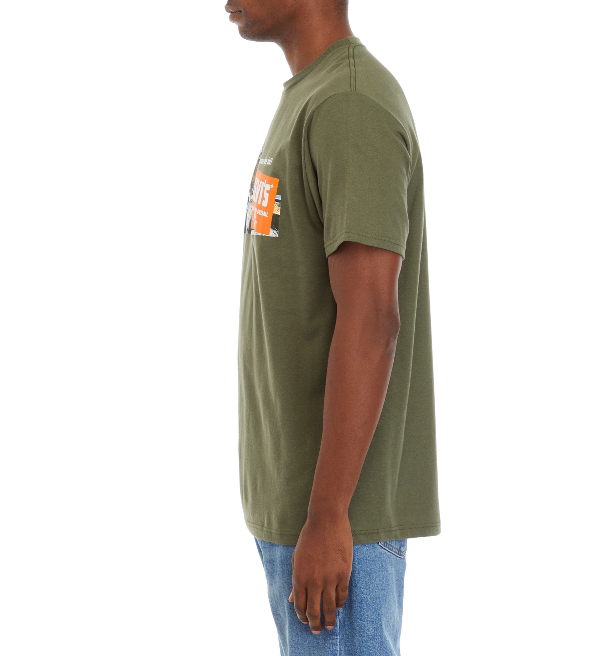 Short Sleeve Relaxed Fit Desert Scene Graphic T-Shirt